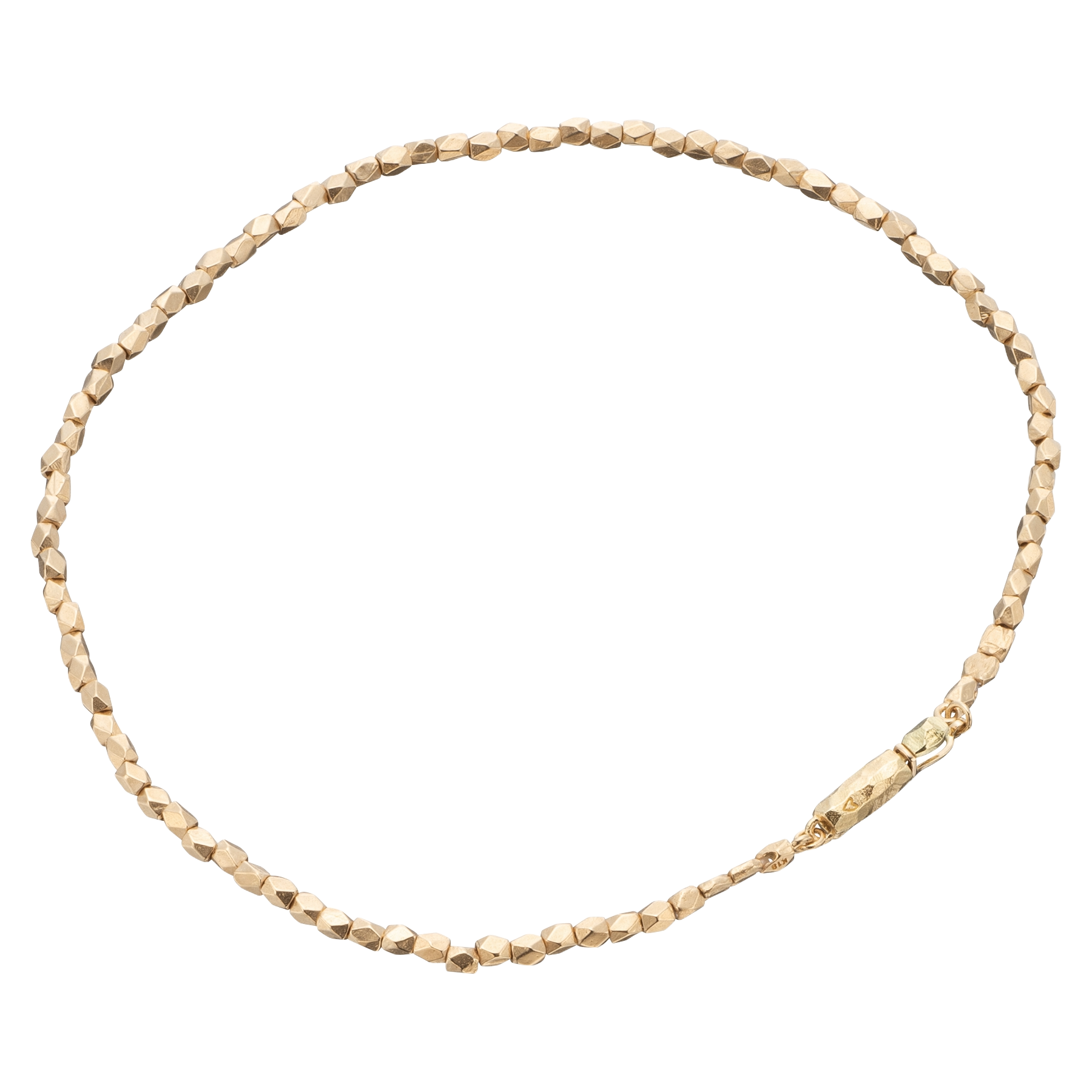 ”PC EXCLUSIVE” GOLD BEADS BRACELET 6.5