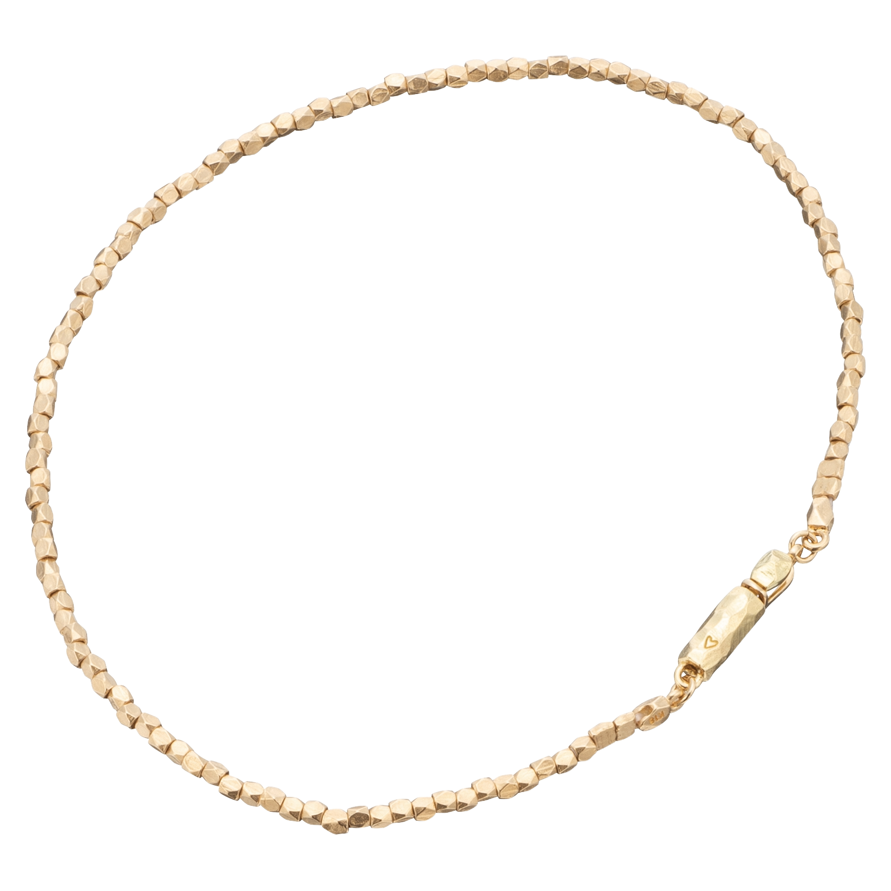 GOLD BEADS BRACELET SMALL 7.5