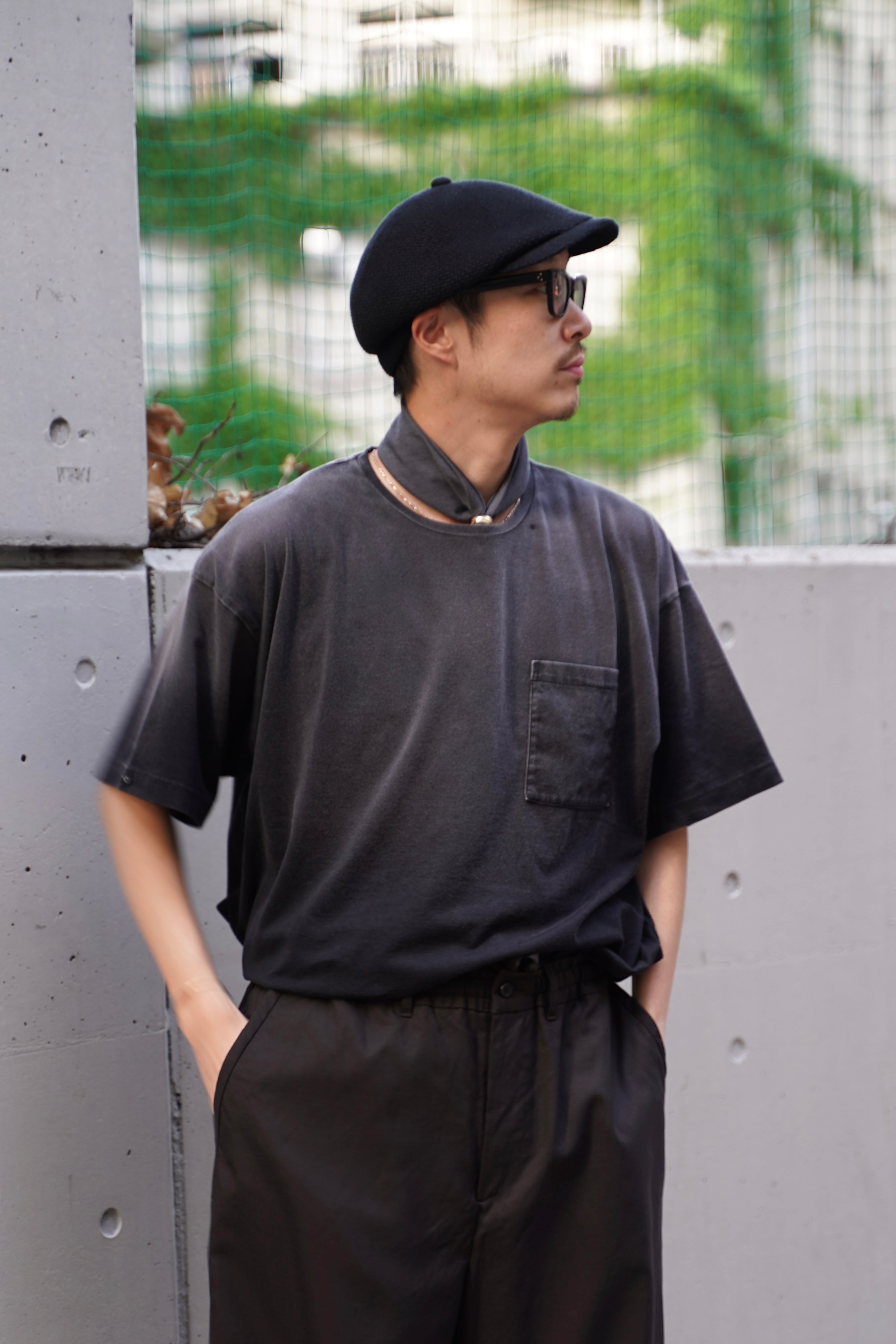 LINEN KNIT CASQUETTE