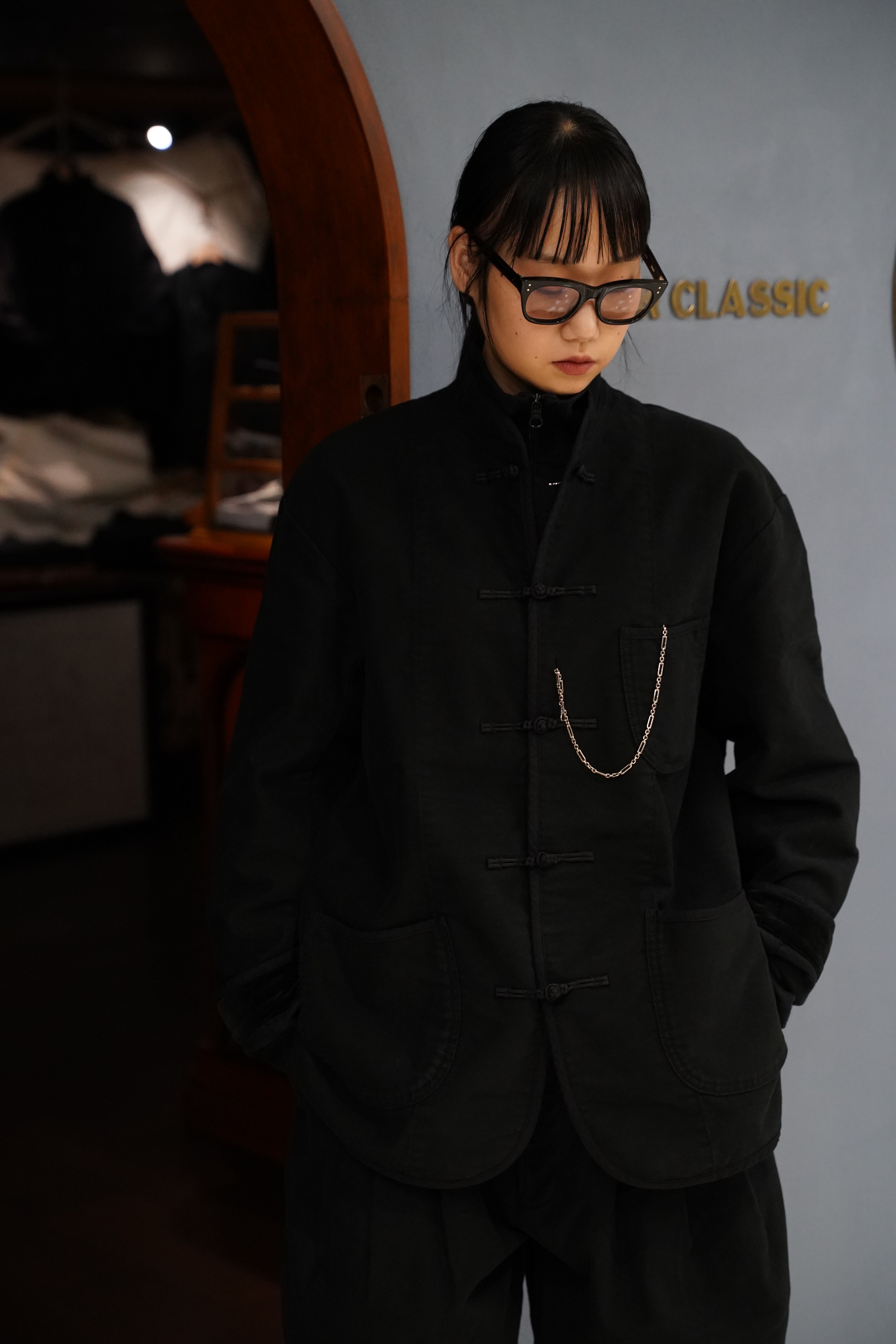 MOLESKIN CHINESE JACKET WATCH CHAIN ITEM