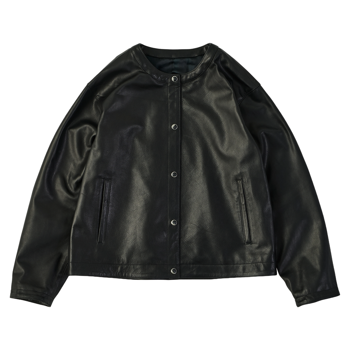CRASH COLLECTION LEATHER CARDIGAN JACKET