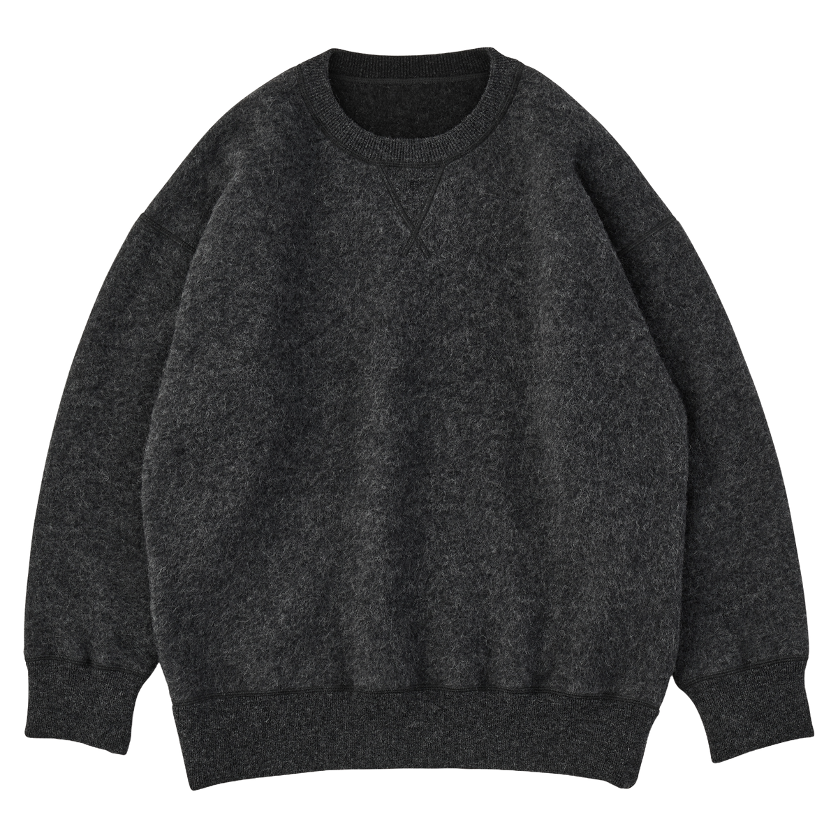 BABY ALPACA / CASHMERE DOUBLE FACE CREWNECK
