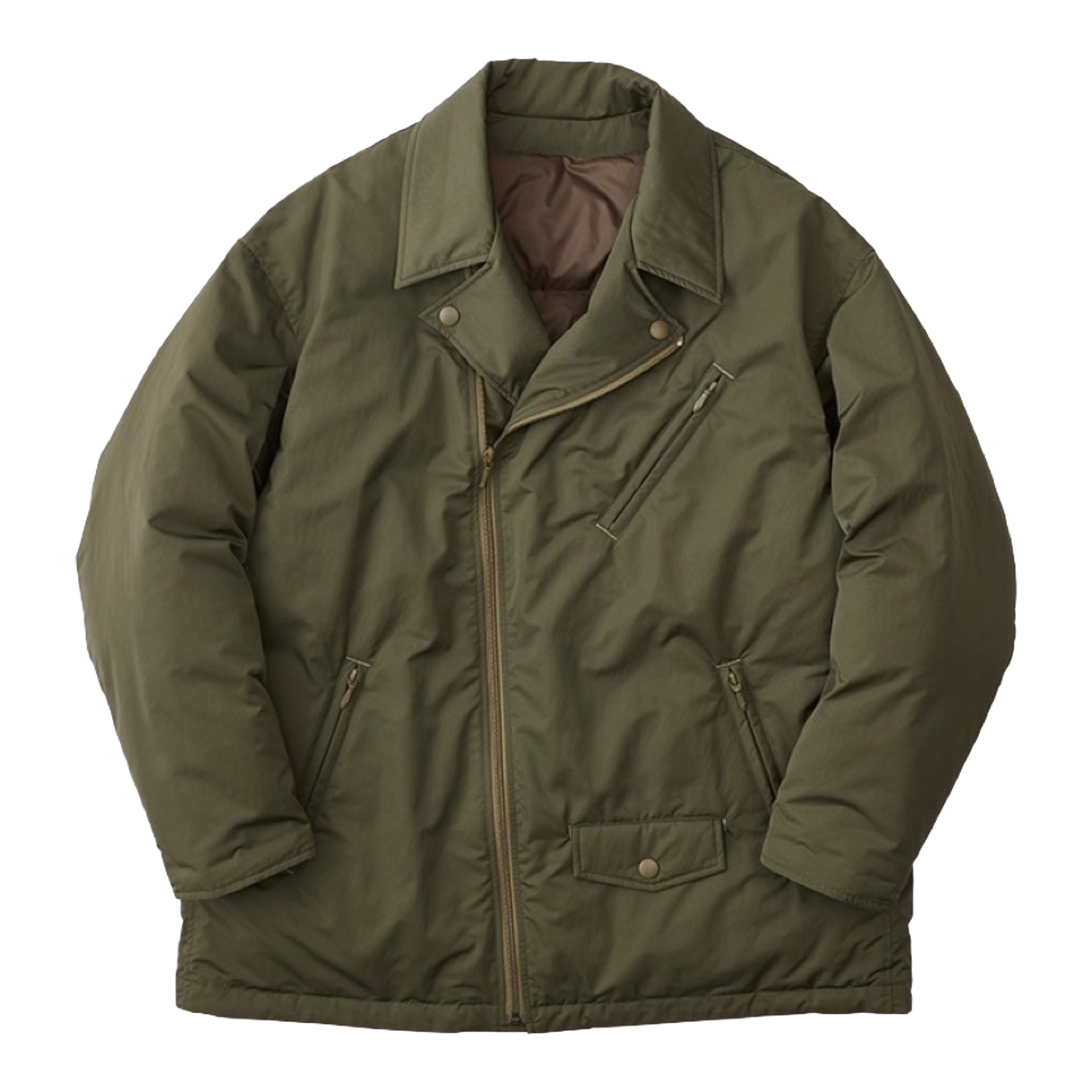 SHEEN NYLON RIDERS DOWN JACKET