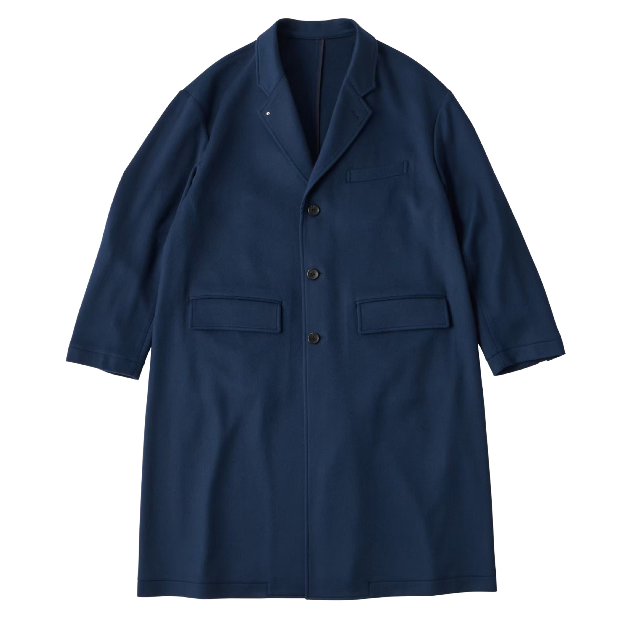 CASHMERE CHESTERFIELD COAT  W/PLATINUM CHARM (BABY CASH)