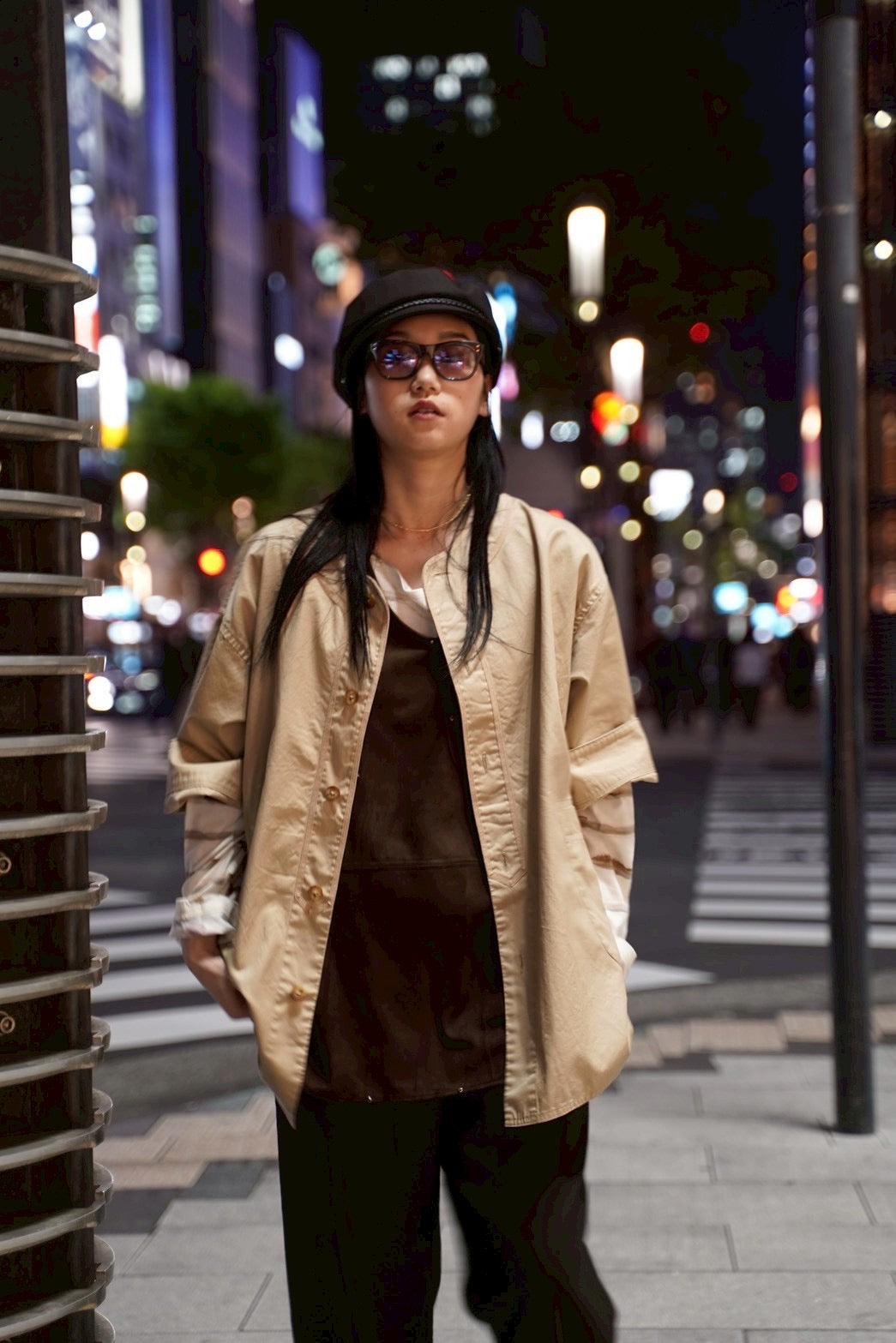 GABARDINE BASEBALL SHIRT