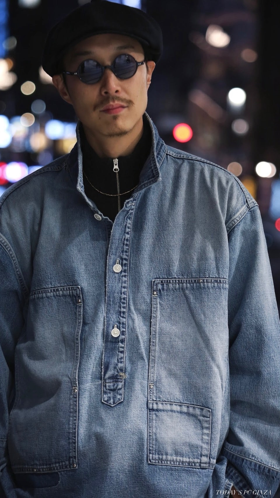 PIN STRIPE CASQUETTE