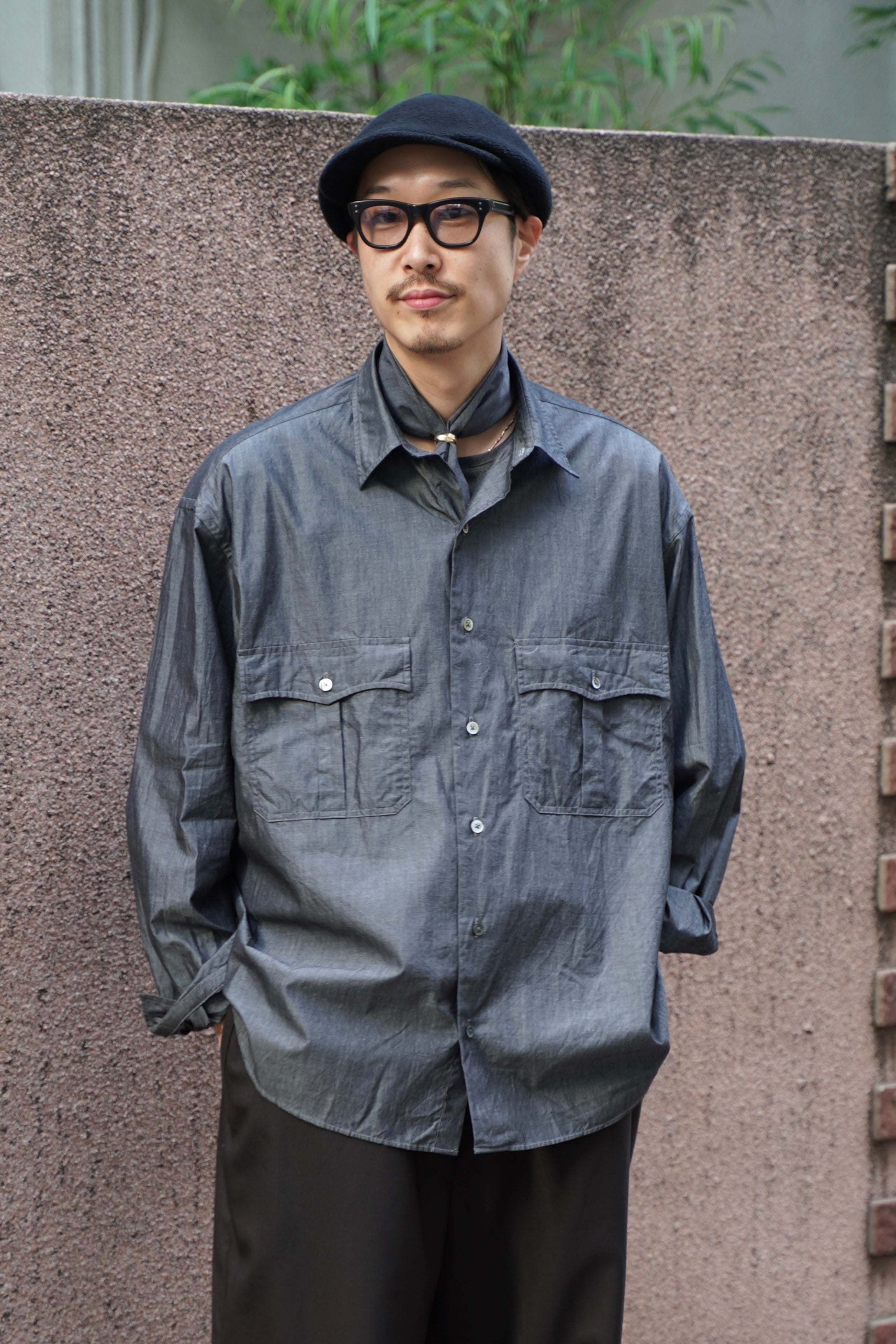 ROLL UP SHIRT (SUVIN GOLD SUPREME 140/2)