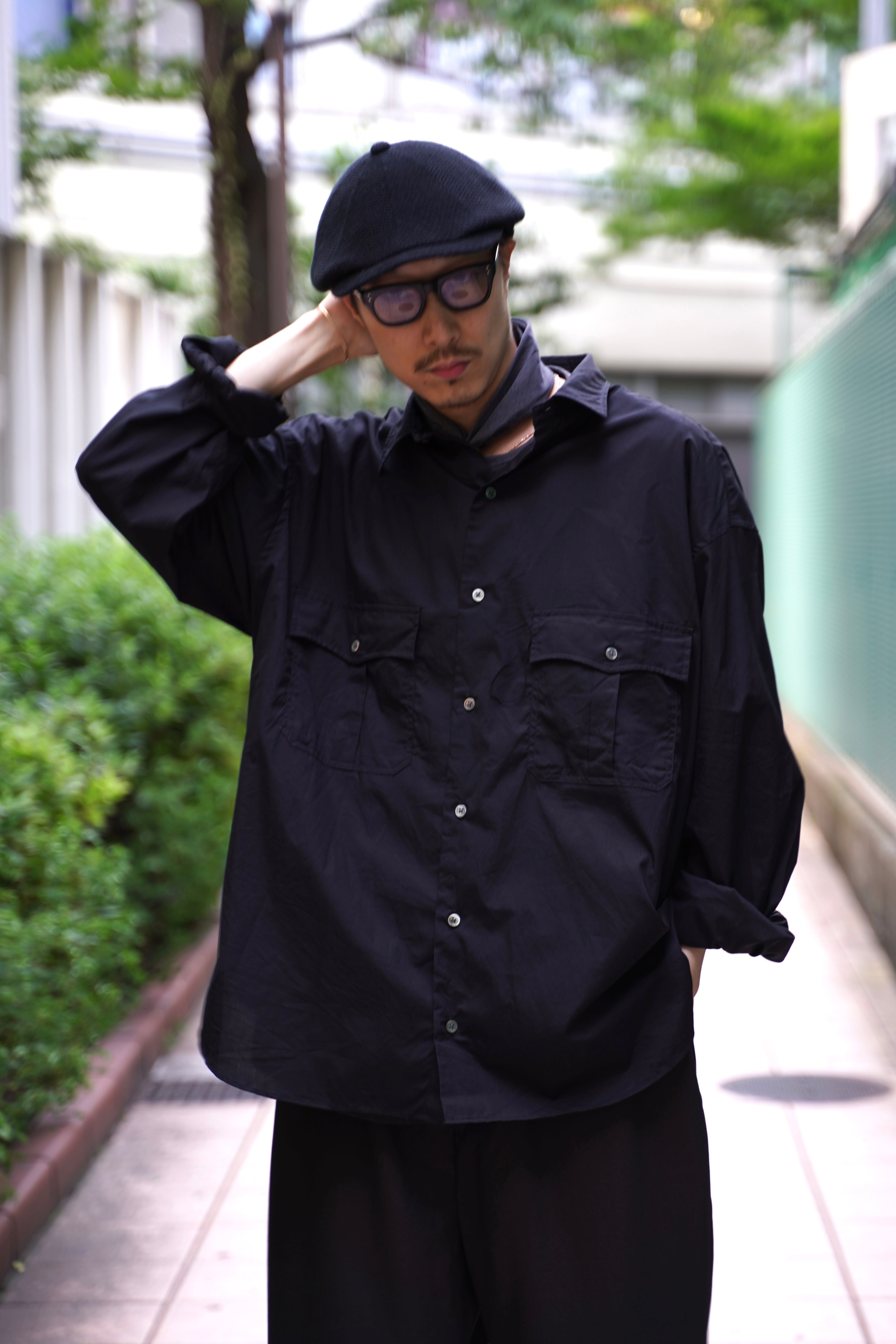 LINEN KNIT CASQUETTE