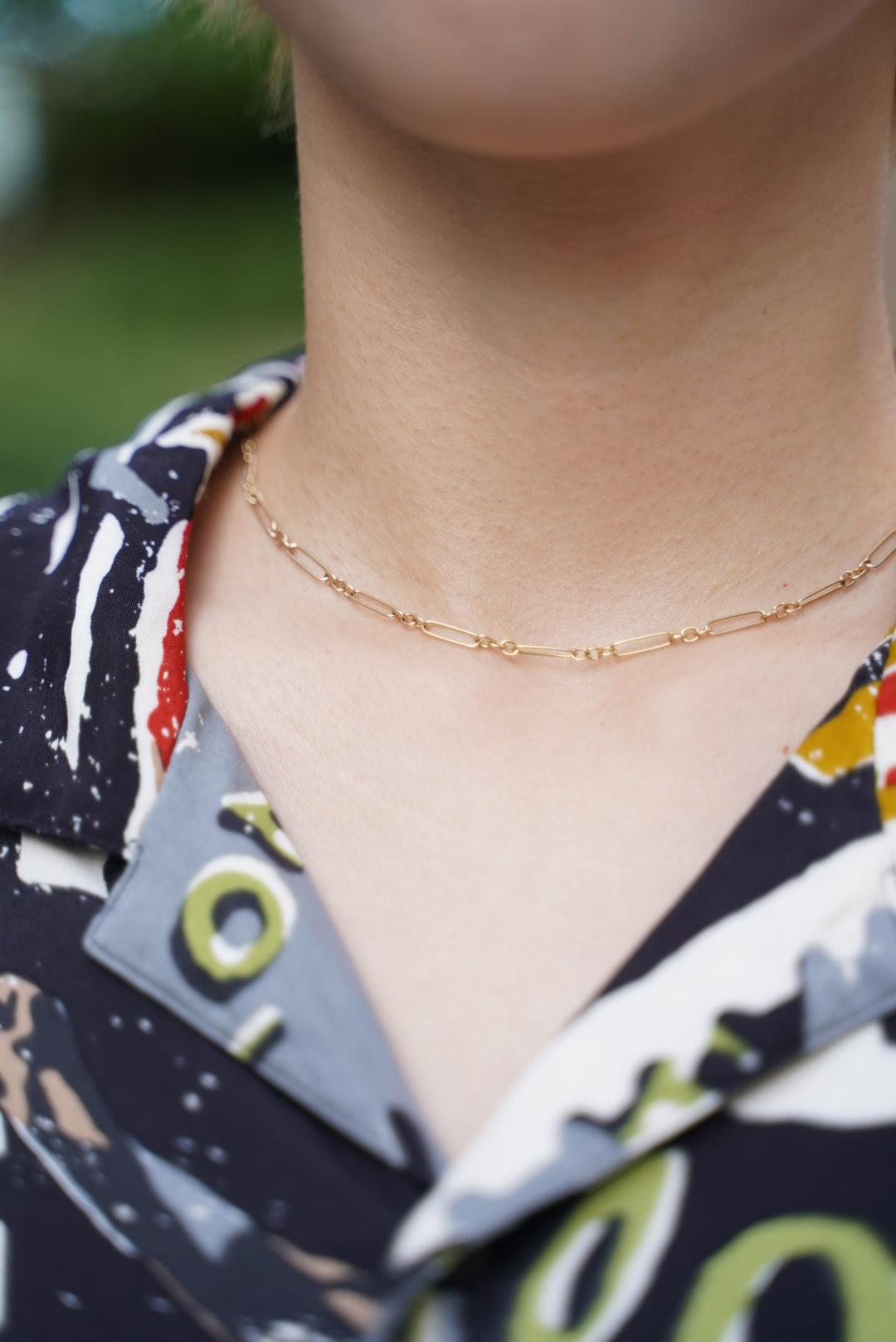 Afternoon GOLD CHAIN NECKLACE S 