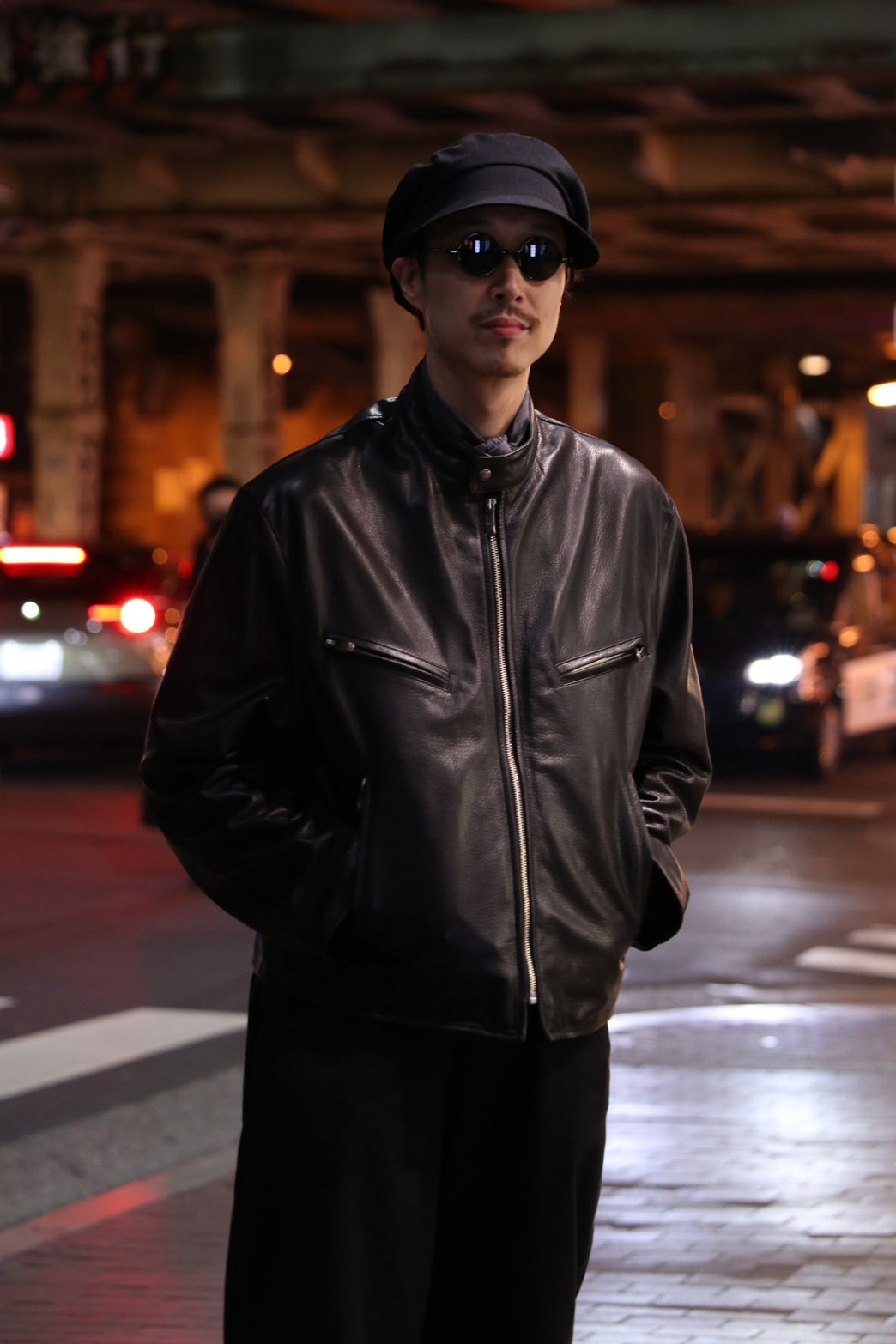 PC SINGLE RIDERS JACKET Ⅱ W / LOVE & PEACE SILVER