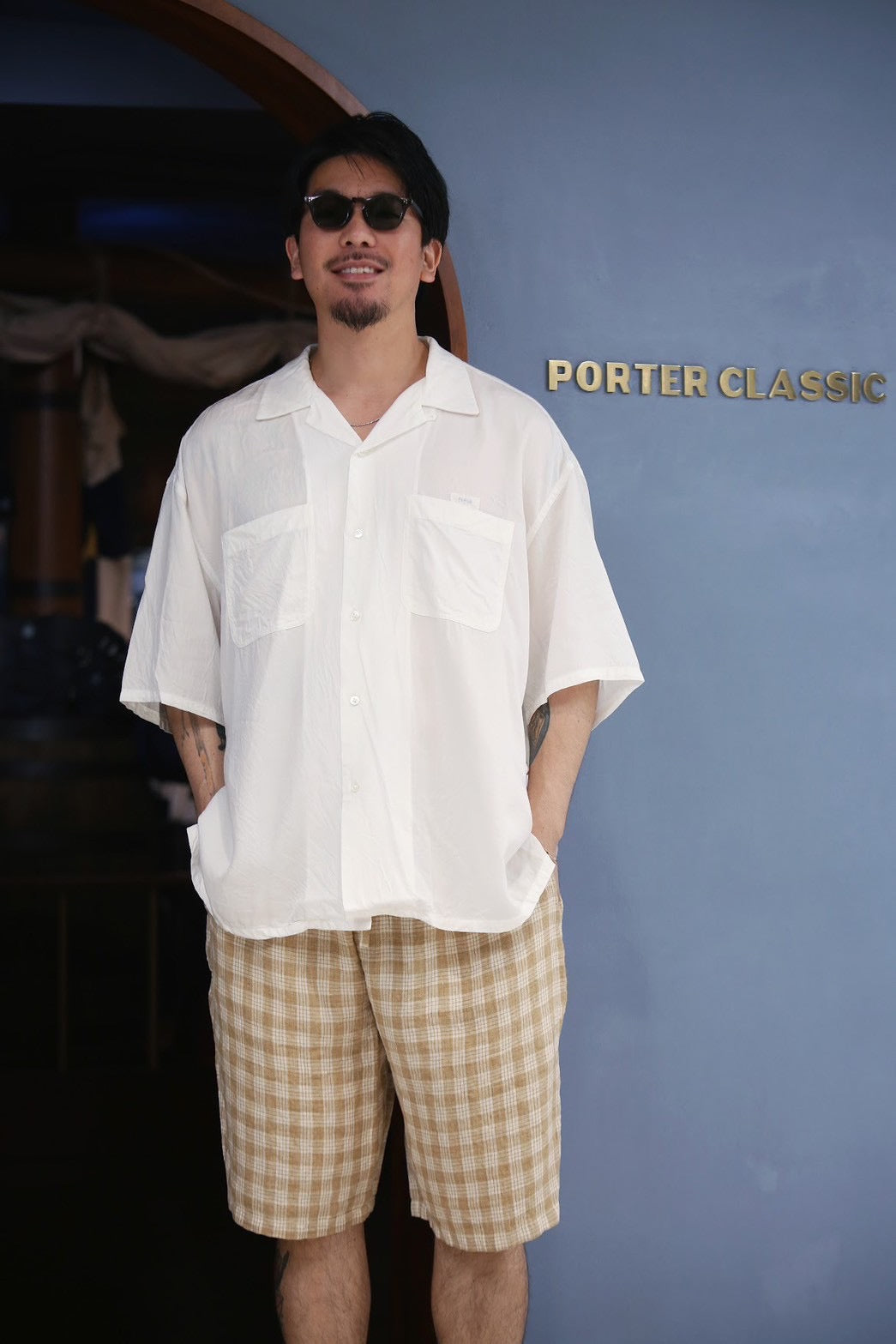 LINEN PALAKA SHORTS