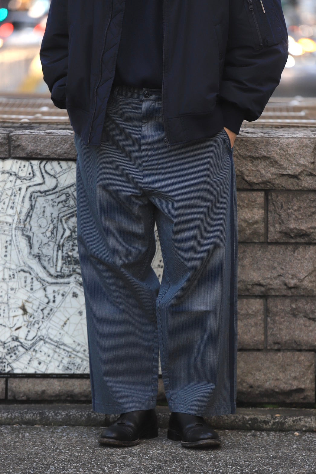 FRENCH HICKORY PAINTER PANTS