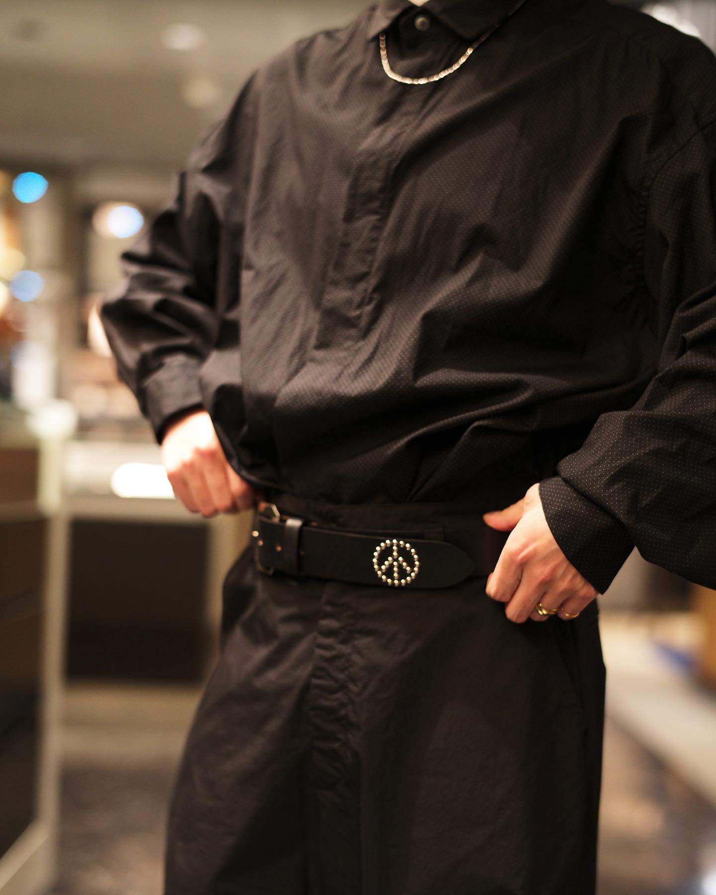 PORTER CLASSIC WOLF'S HEAD PEACE BELT (40mm)