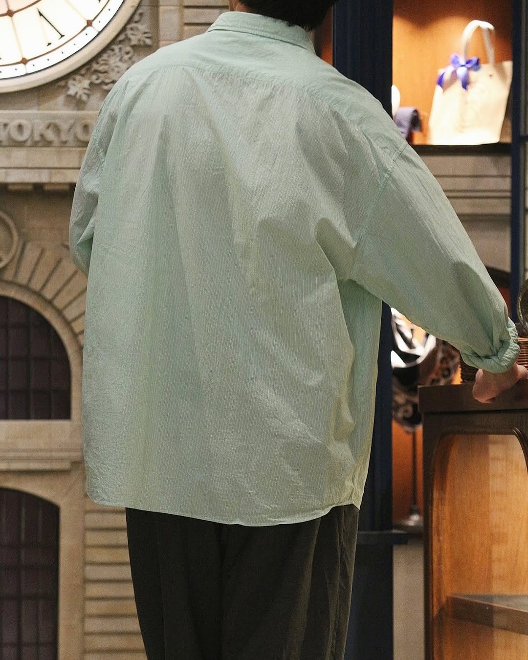 ROLL UP STRIPE SHIRT -2025SS- 