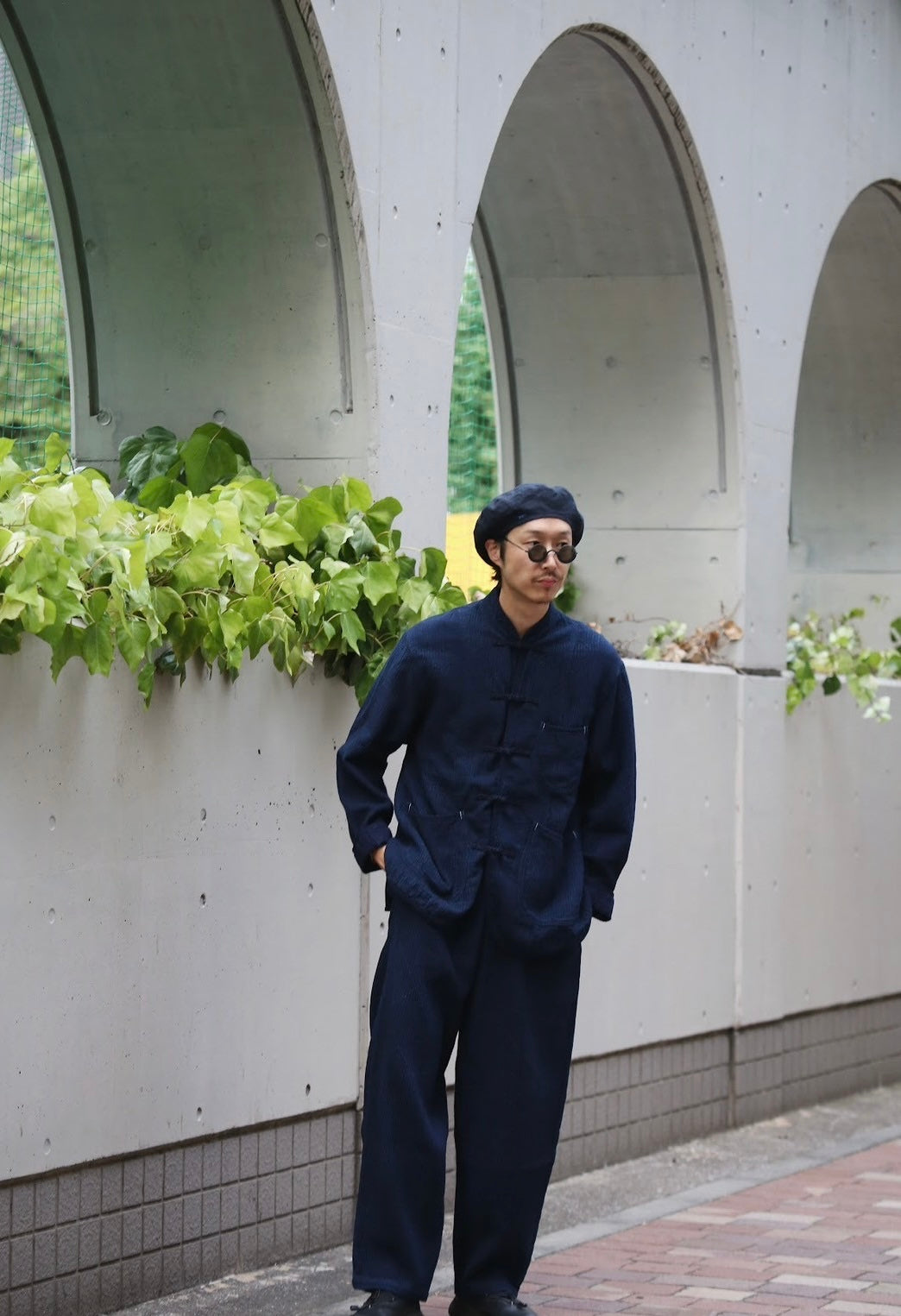 NEW SASHIKO LIGHT PEACE PANTS
