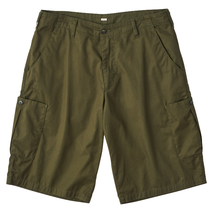 GABARDINE CARGO SHORTS