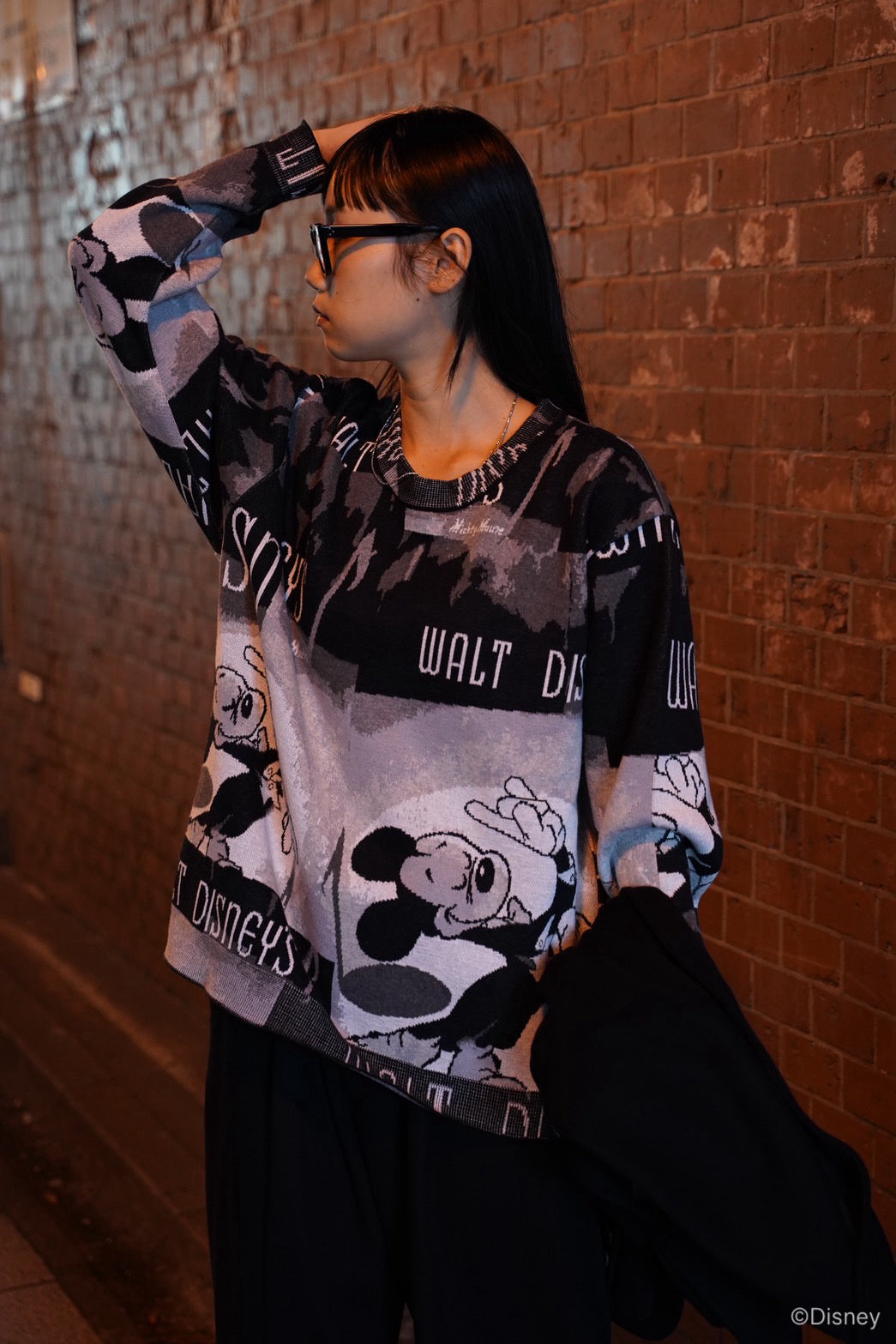 DISNEY VP / PC KNIT COLLECTION CREWNECK / MICKEY MOUSE