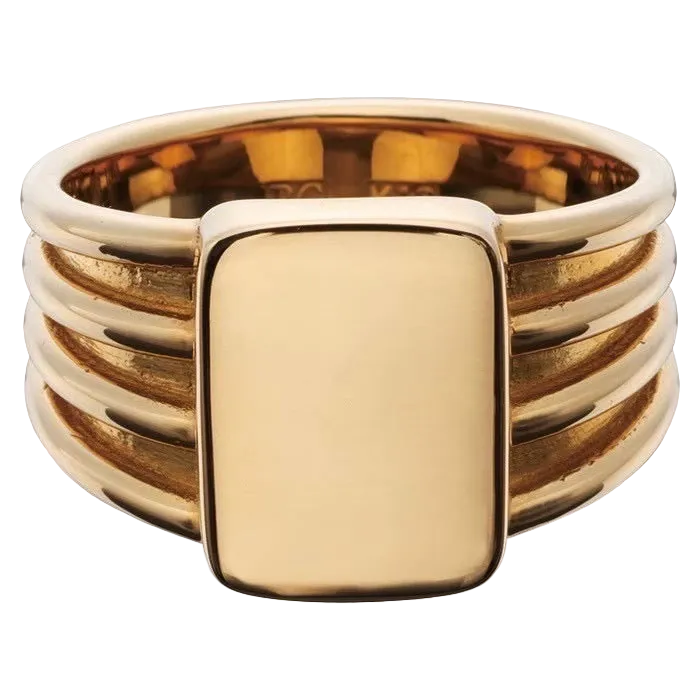 CHURCHILL GOLD RING PLAIN