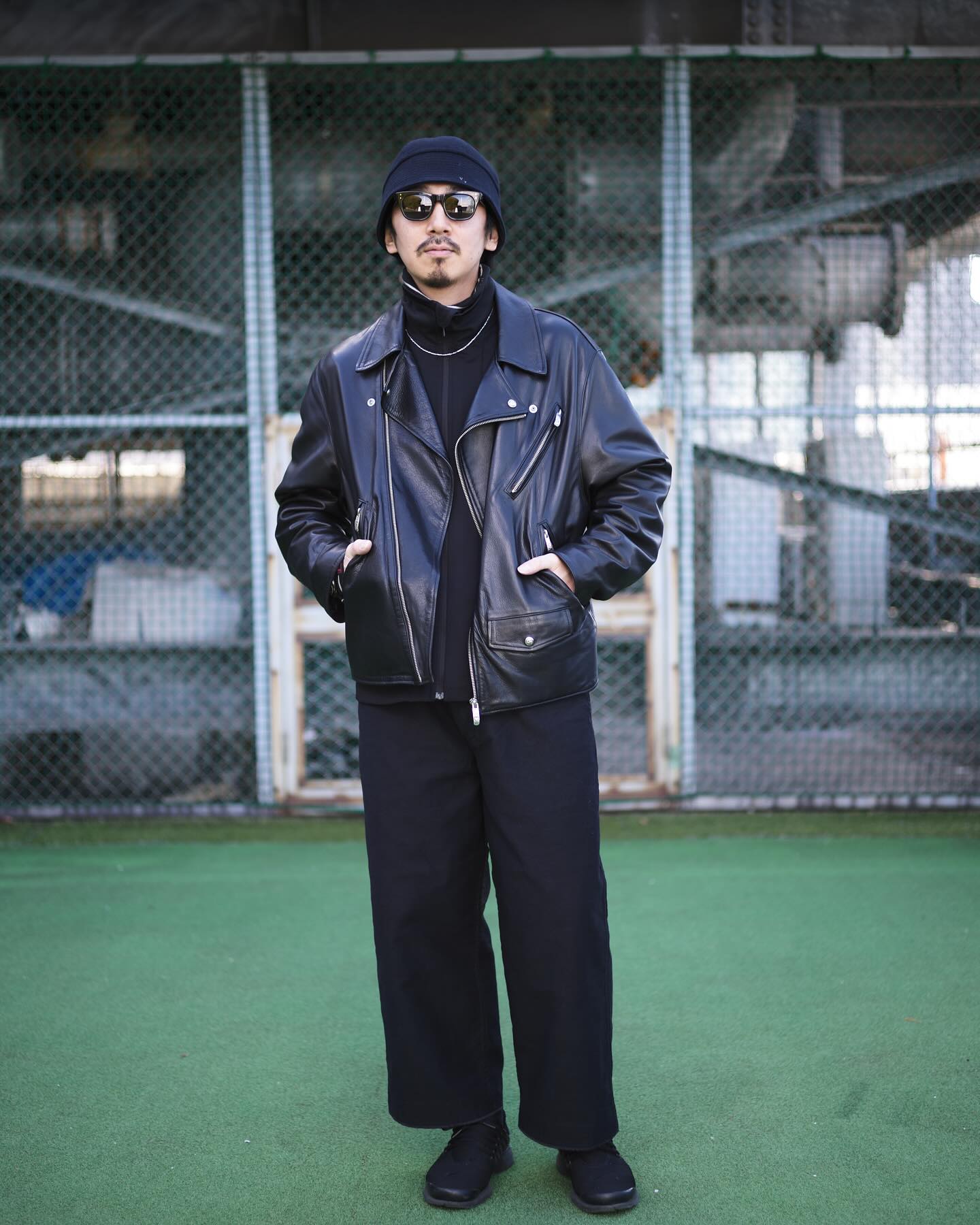 PC RIDERS JACKET W/LOVE & PEACE SILVER