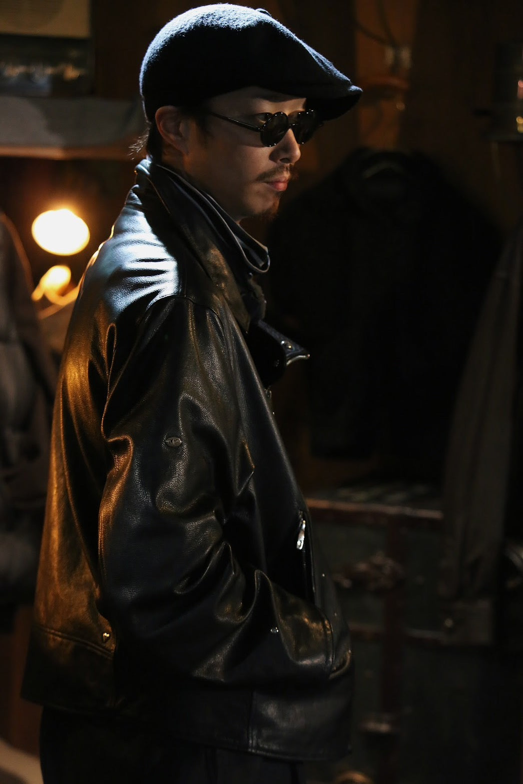 Porter Classic LEATHER SUEDE CASQUETTE 黒 Porter Classic LEATHER SUEDE CASQUETTE 黒 【公式通販】