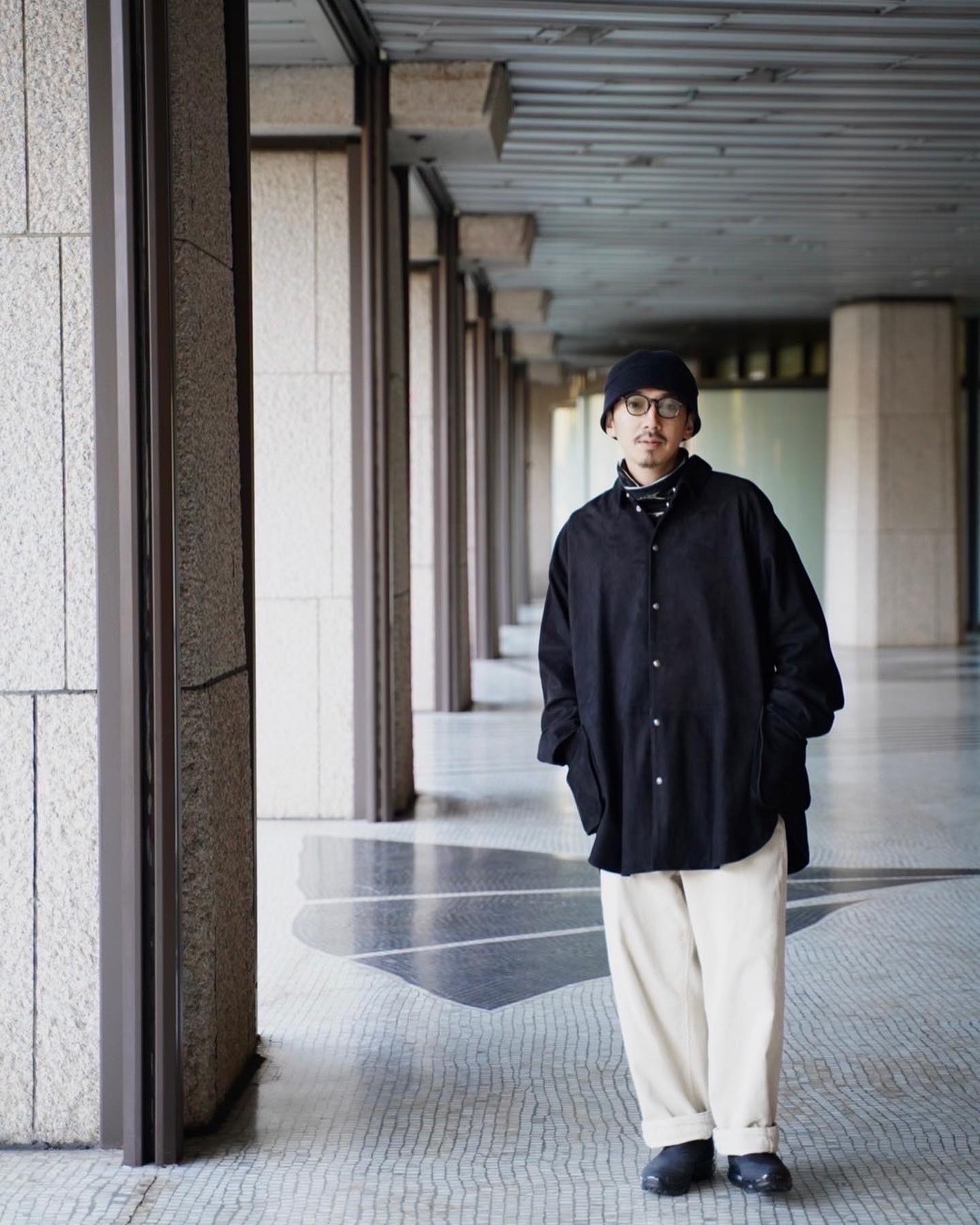 LEATHER SUEDE SHIRT JACKET  W/SILVER BUTTONS (ENTREFINO)