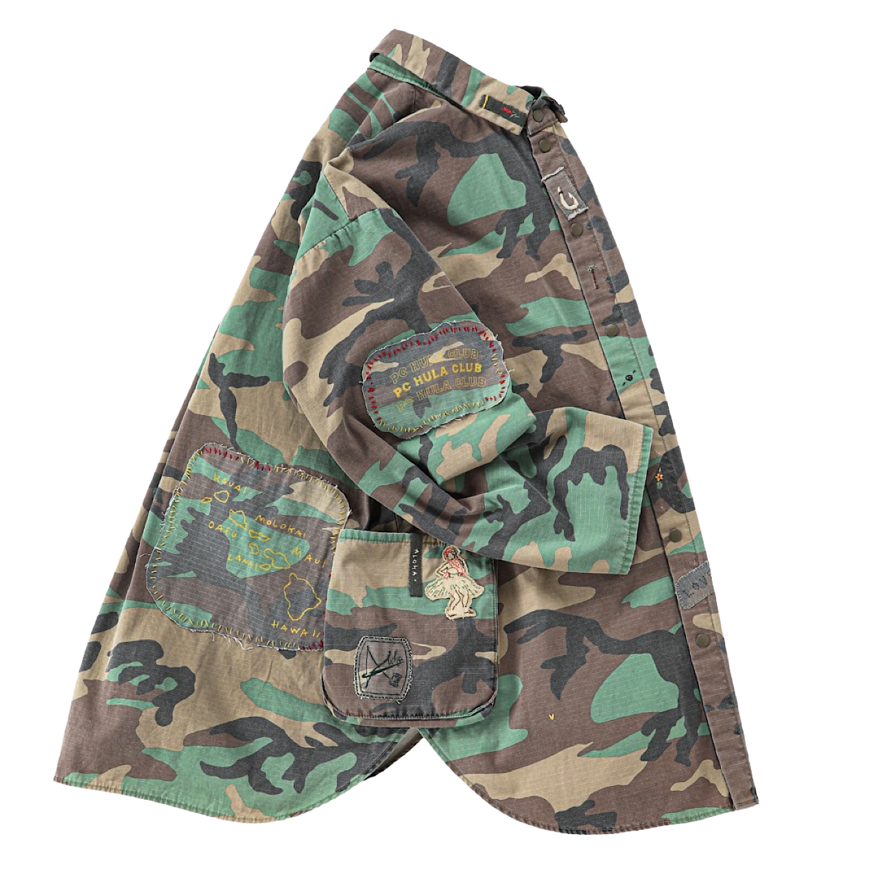 ALOHA CAMOUFLAGE SHIRT JACKET