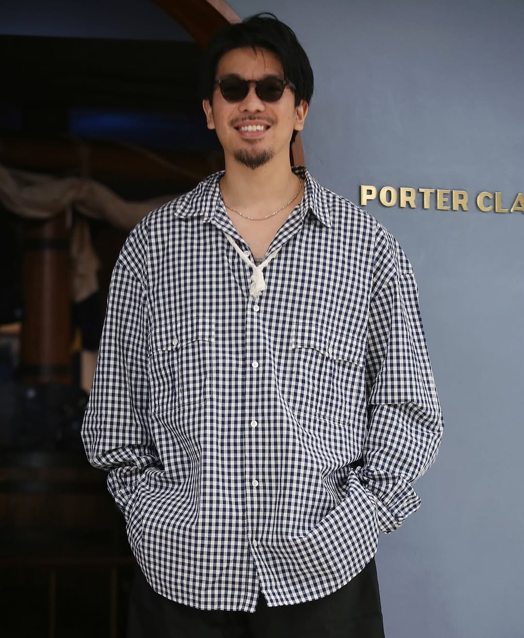 ROLL UP GINGHAM CHECK SHIRT