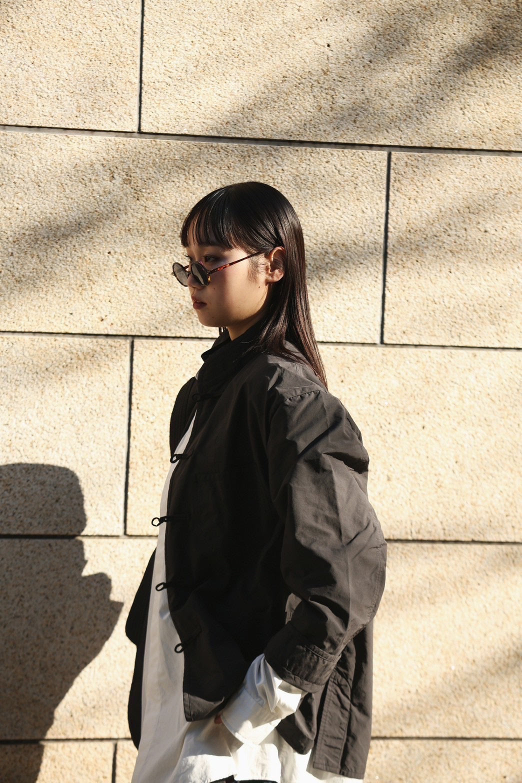 ジャケット・アウター Porter Classic WEATHER WIDE SLEEVE COAT WEATHER CHINESE JACKET