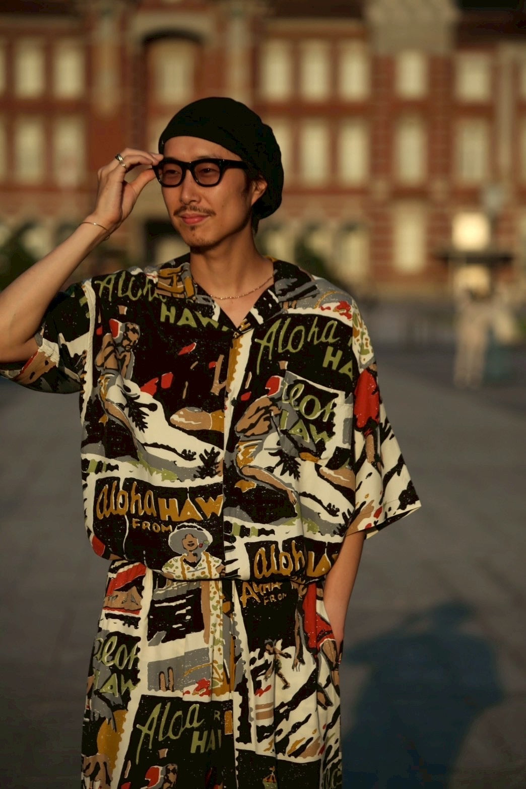 HAWAIIAN OUTDOOR ALOHA SHIRT