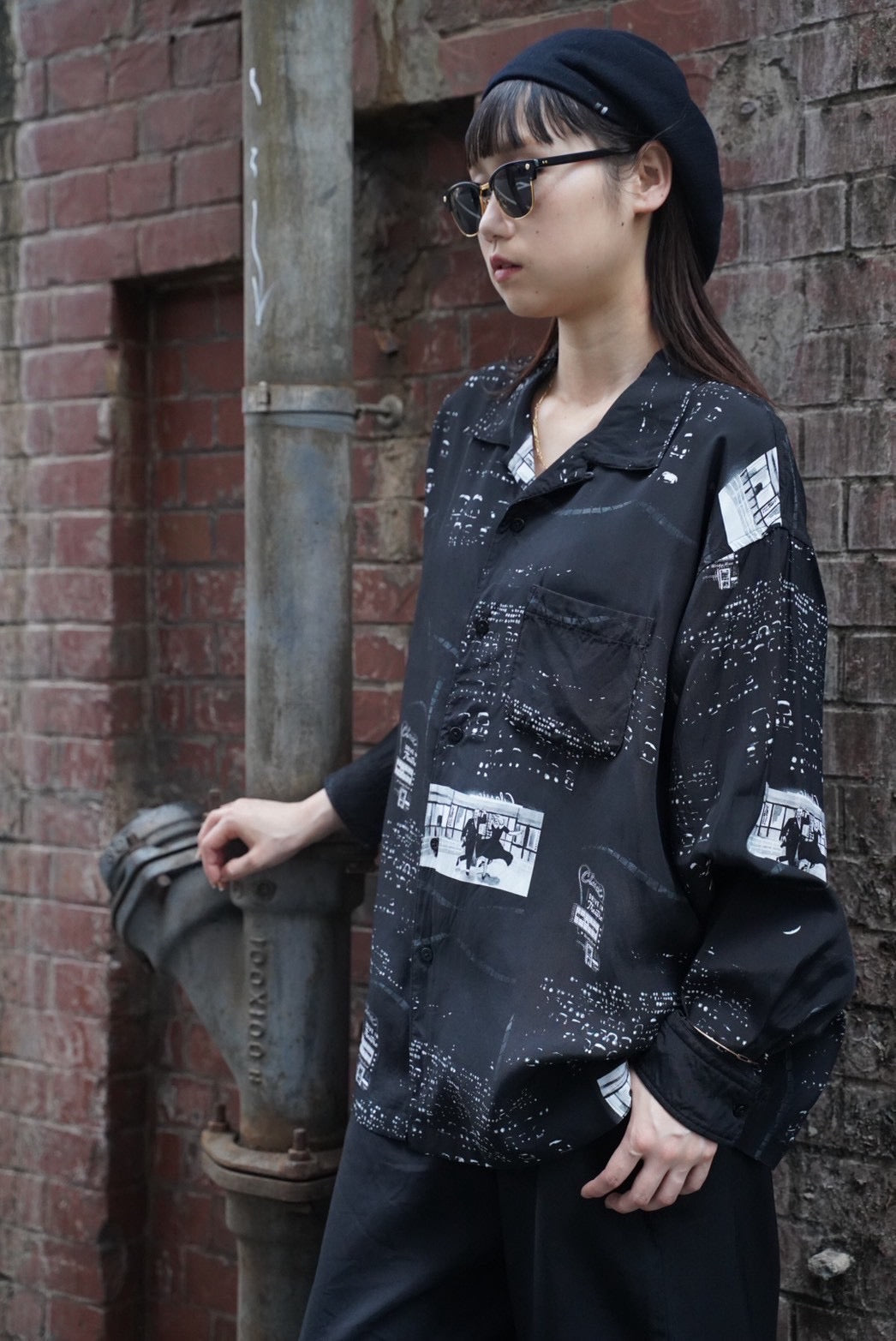 直営店限定 ALOHA LONG SHIRT DRIVE-IN THEATER ALOHA LONG SHIRT DRIVE-IN THEATER