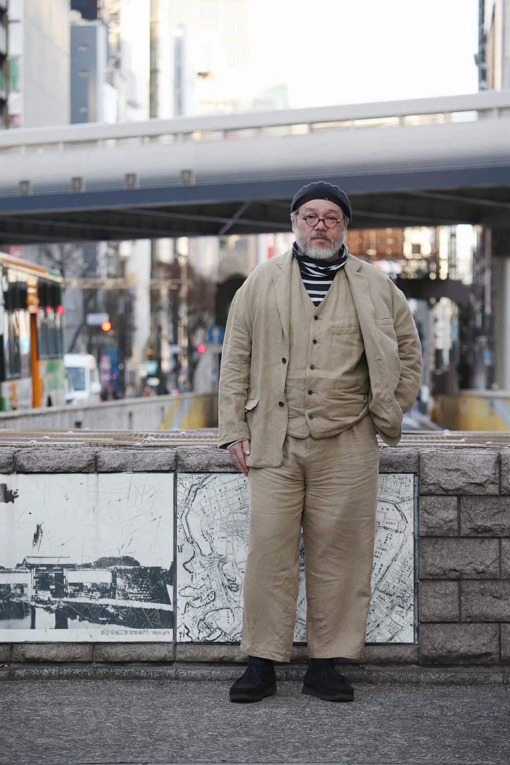 ANTIQUE LINEN CLASSIC JACKET