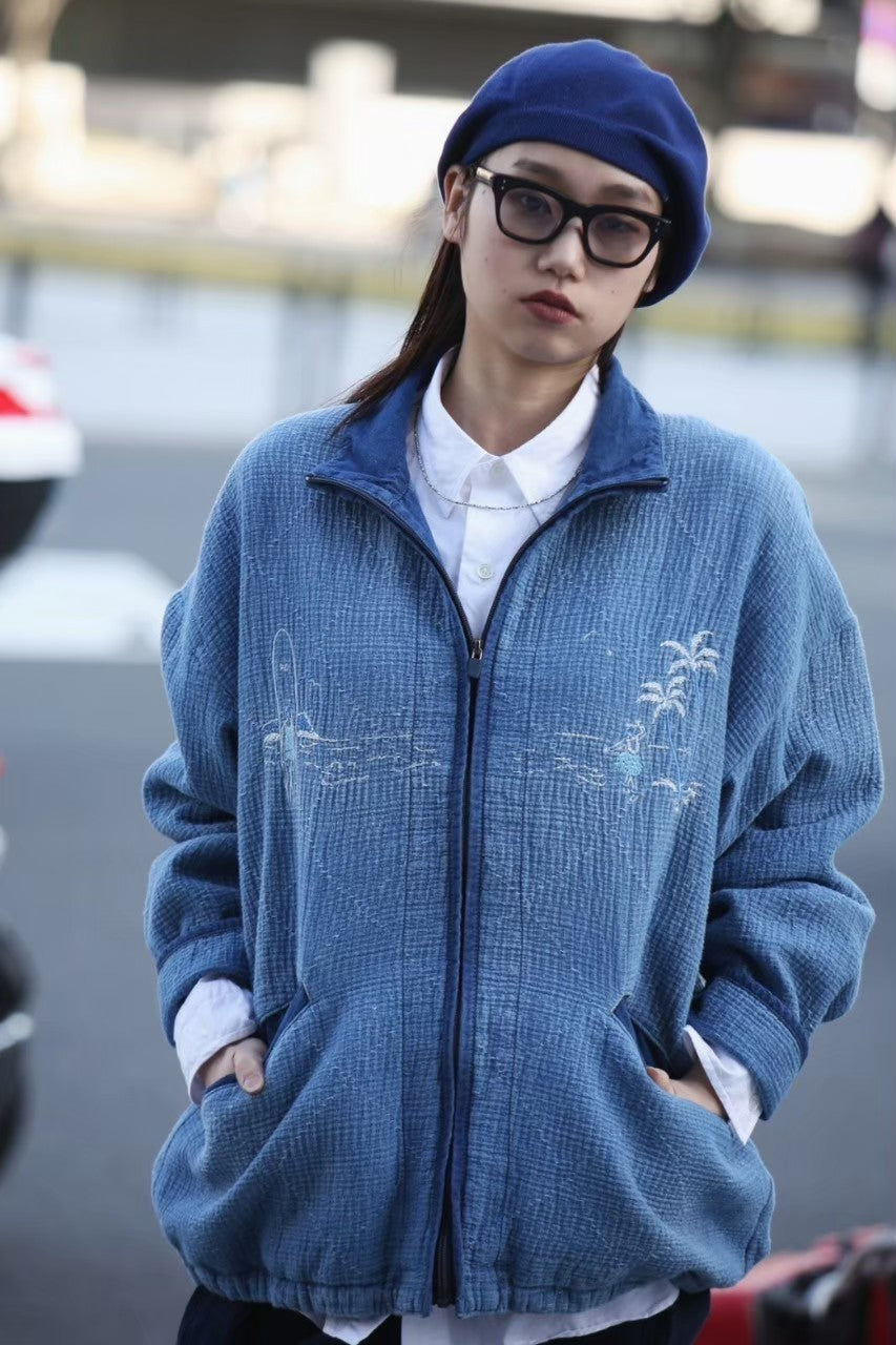 NEW SASHIKO LIGHT OLD HAWAII ZIP UP JACKET（ニュー サシコ