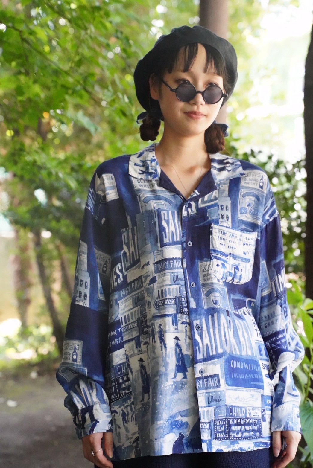 ポータークラシックALOHA LONG SHIRT TIMES SQUARE ALOHA LONG SHIRT TIMES SQUARE