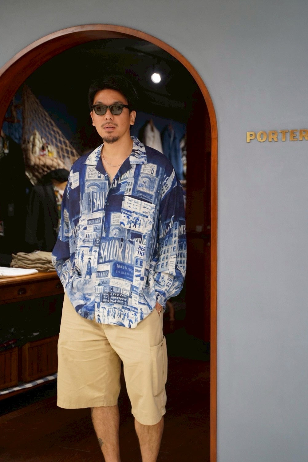 ALOHA LONG SHIRT TIMES SQUARE