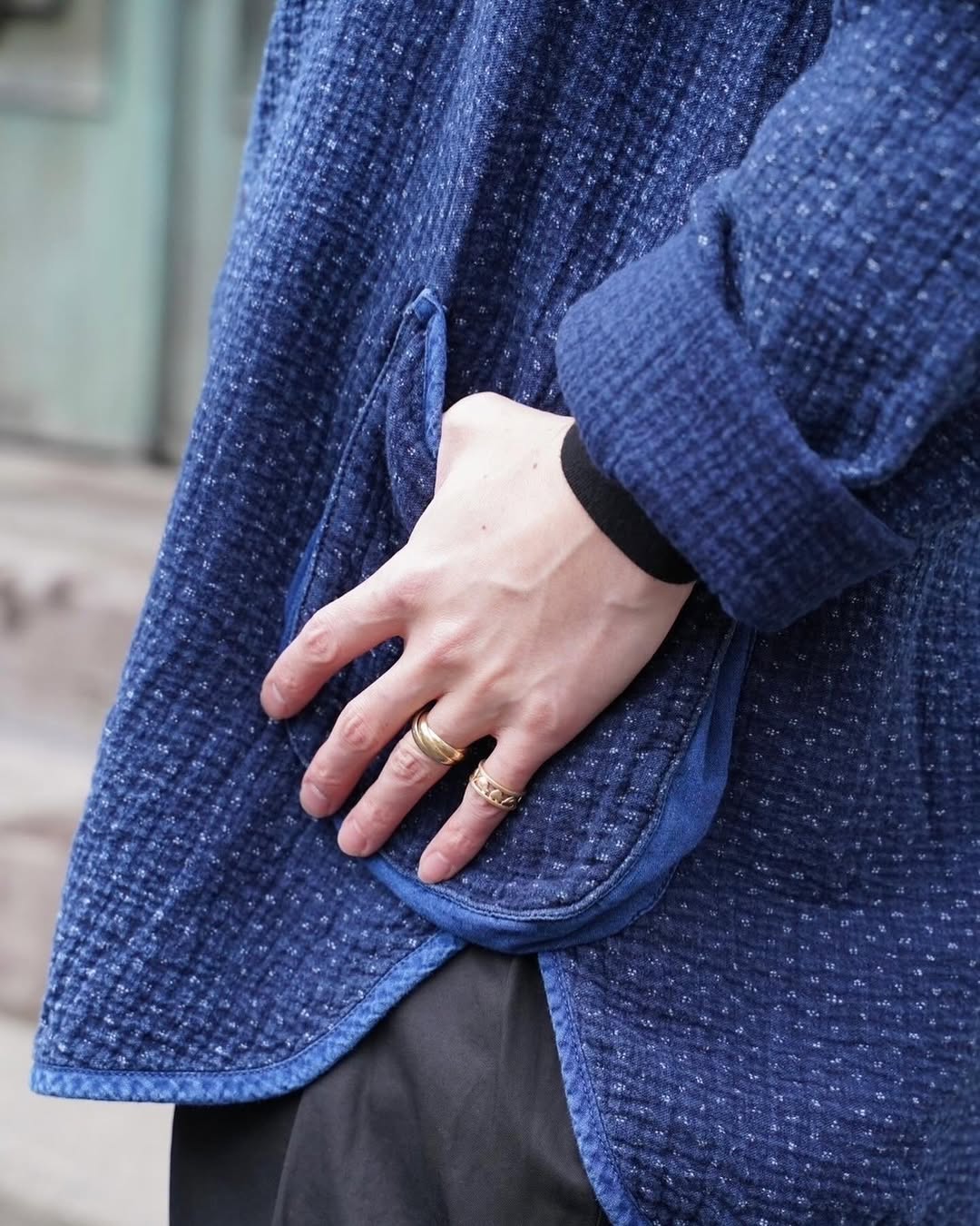 NEW SASHIKO LIGHT SHIRT JACKET 