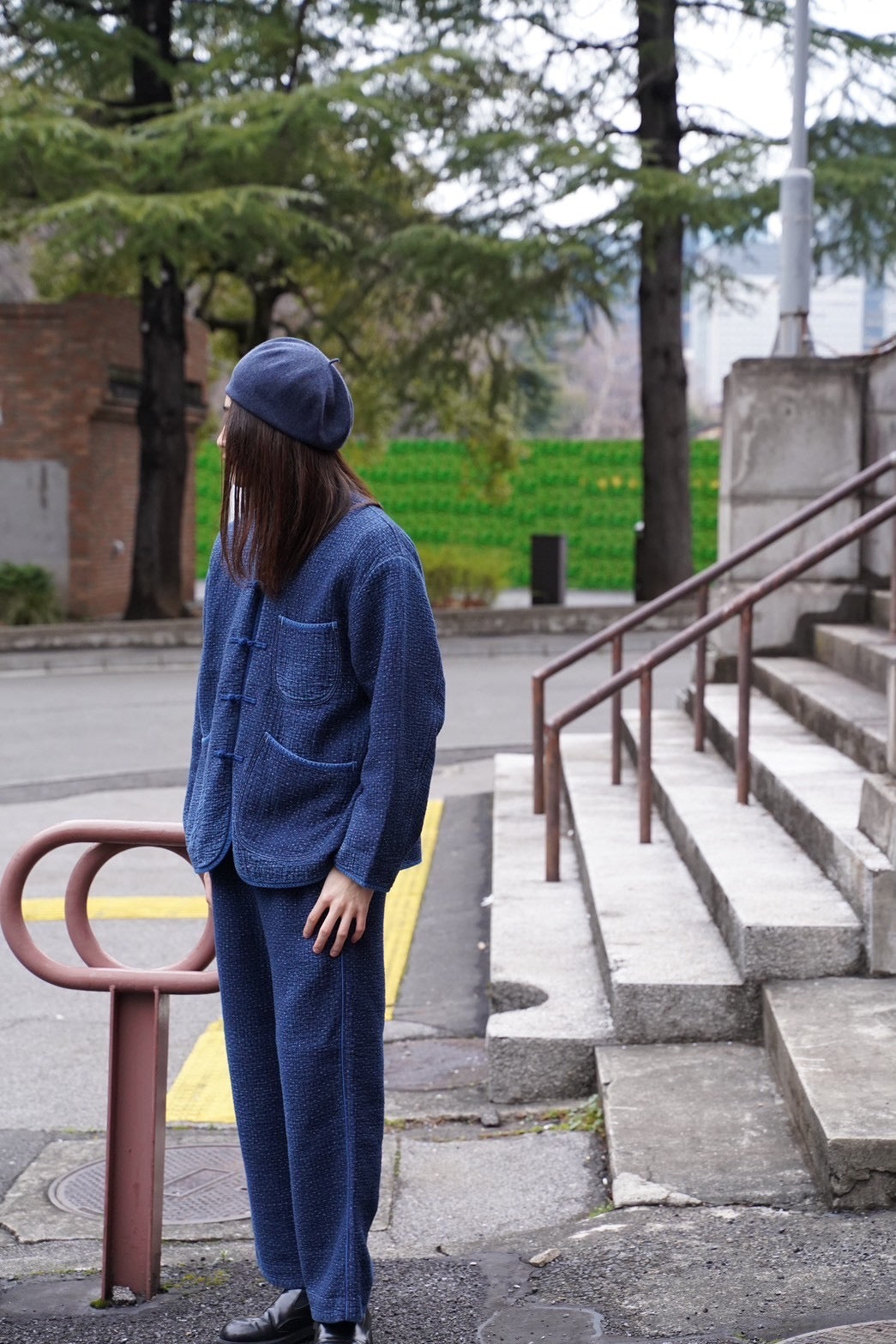 NEW SASHIKO LIGHT SHIRT JACKET 