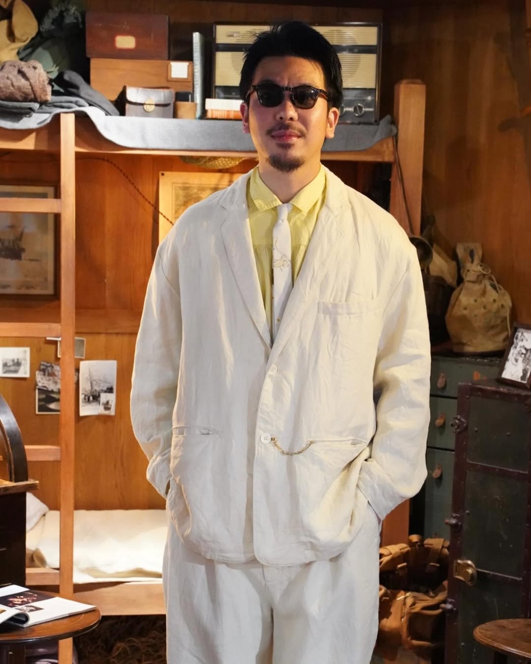 LINEN CLASSIC JACKET 