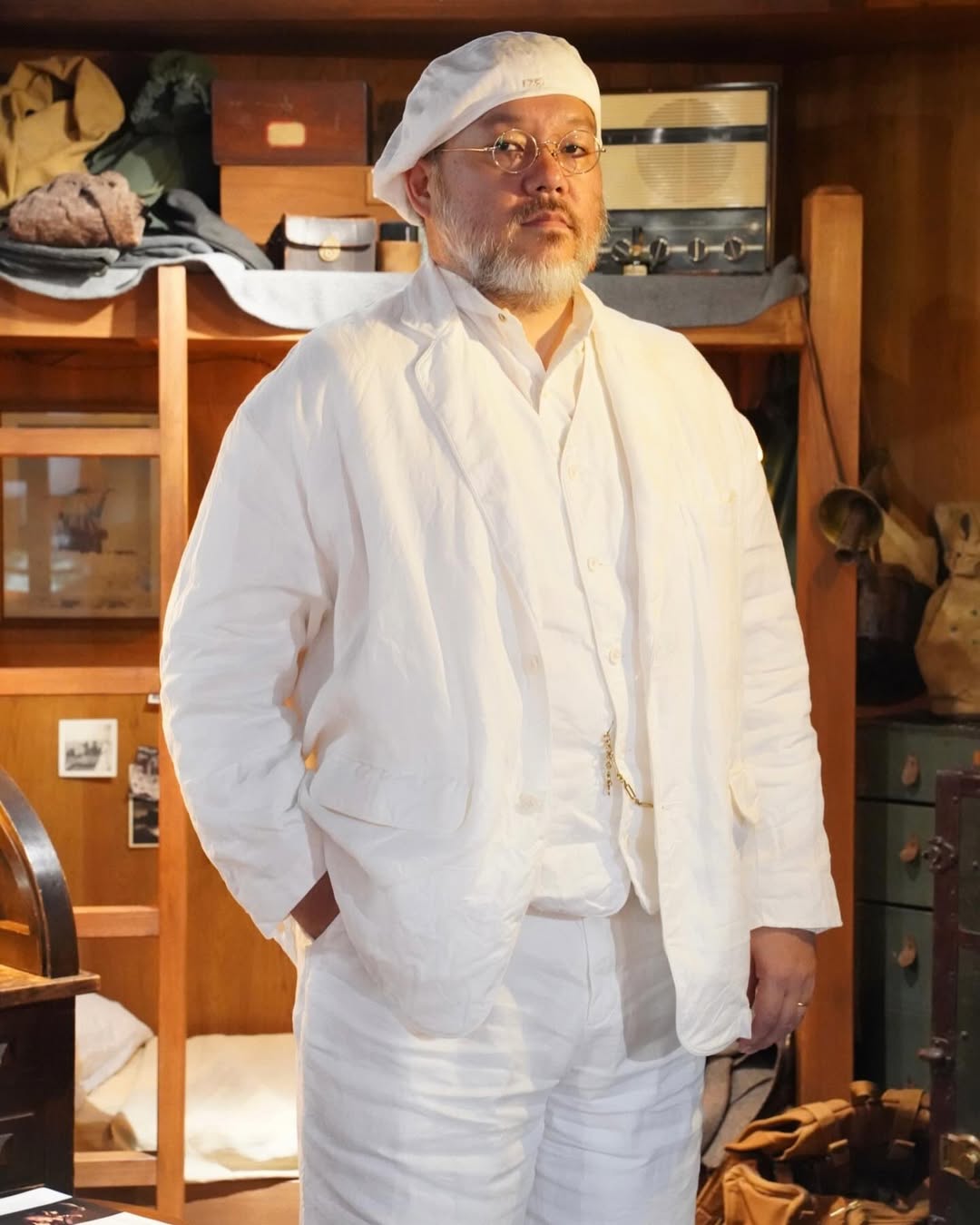 LINEN CLASSIC JACKET 