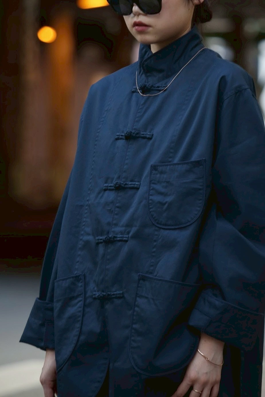 GABARDINE CHINESE JACKET 