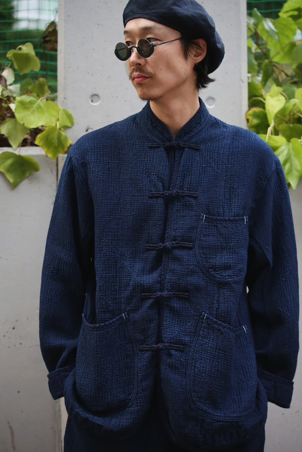 NEW SASHIKO LIGHT CHINESE JACKET -2025SS- 
