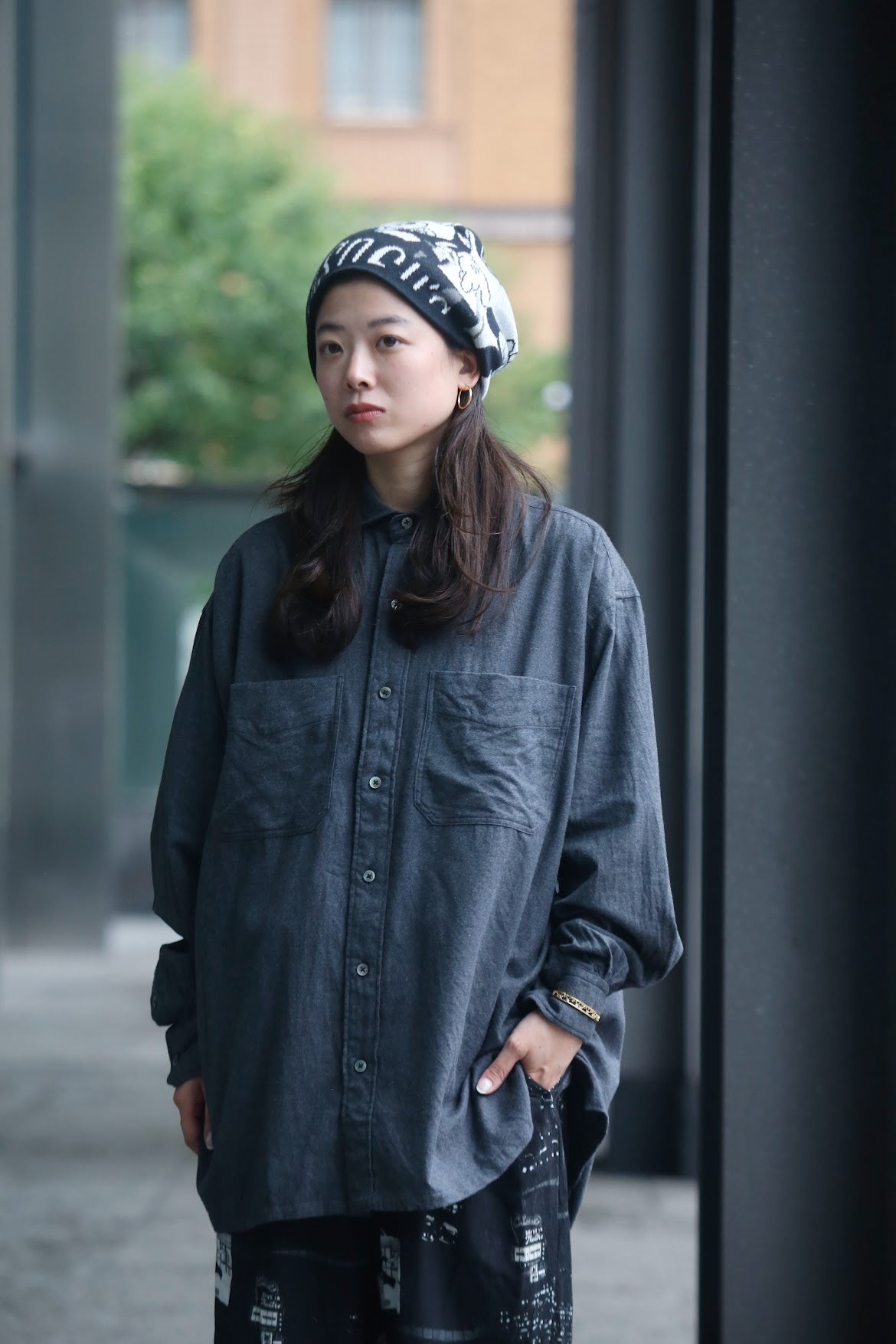FLANNEL WIDE POCKET SHIRT