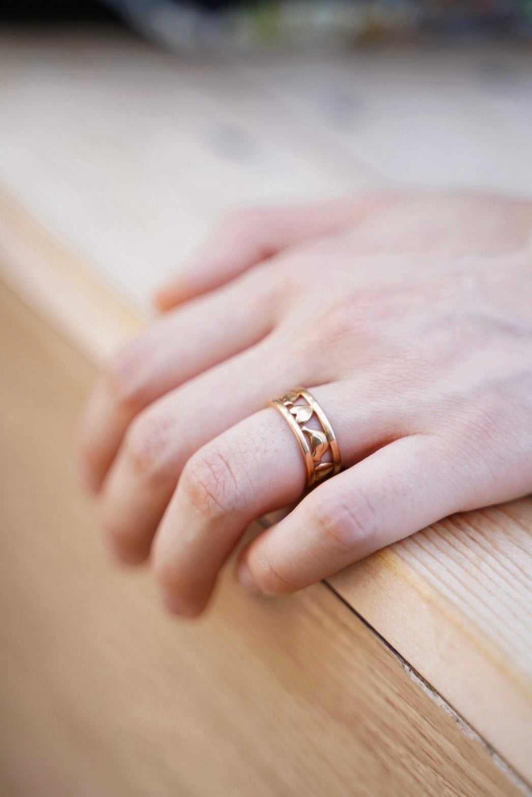 KAHIKO GOLD RING (LOVE & BIRD)