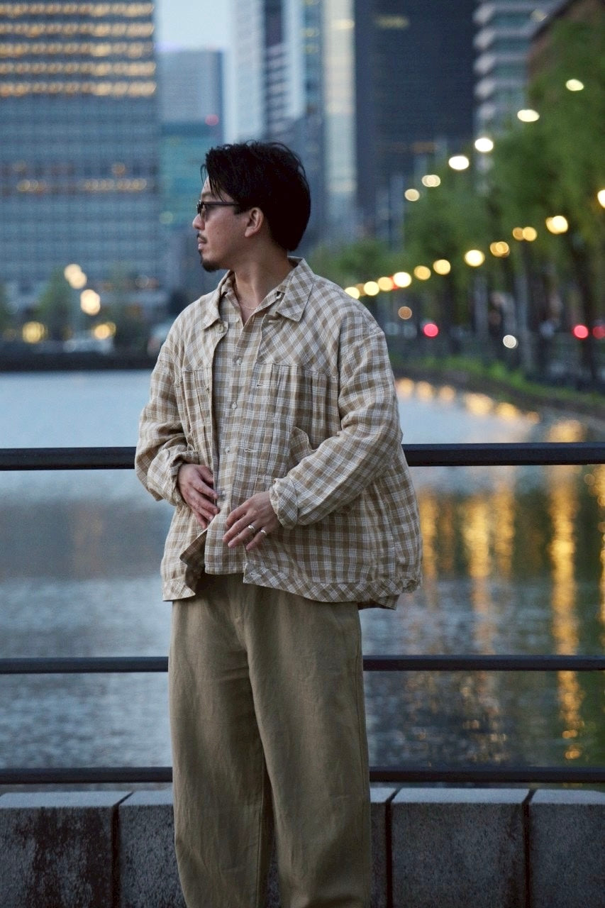 LINEN PALAKA SHORT JACKET