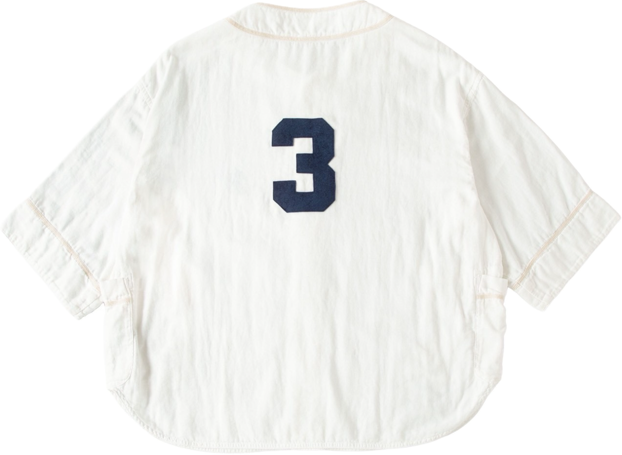 トップス PORTER CLASSIC GAUZE BASEBALL SHIRT XXL PORTER CLASSIC GAUZE BASEBALL SHIRT XXL