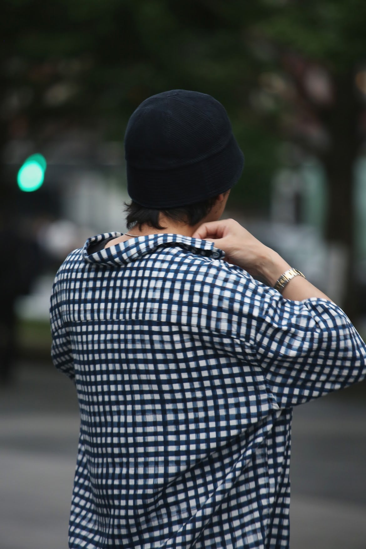 PORTER CLASSIC BEAT WRITER 水彩 GINGHAM PORTER CLASSIC, BEAT WRITER 水彩 GINGHAM SHIRT |