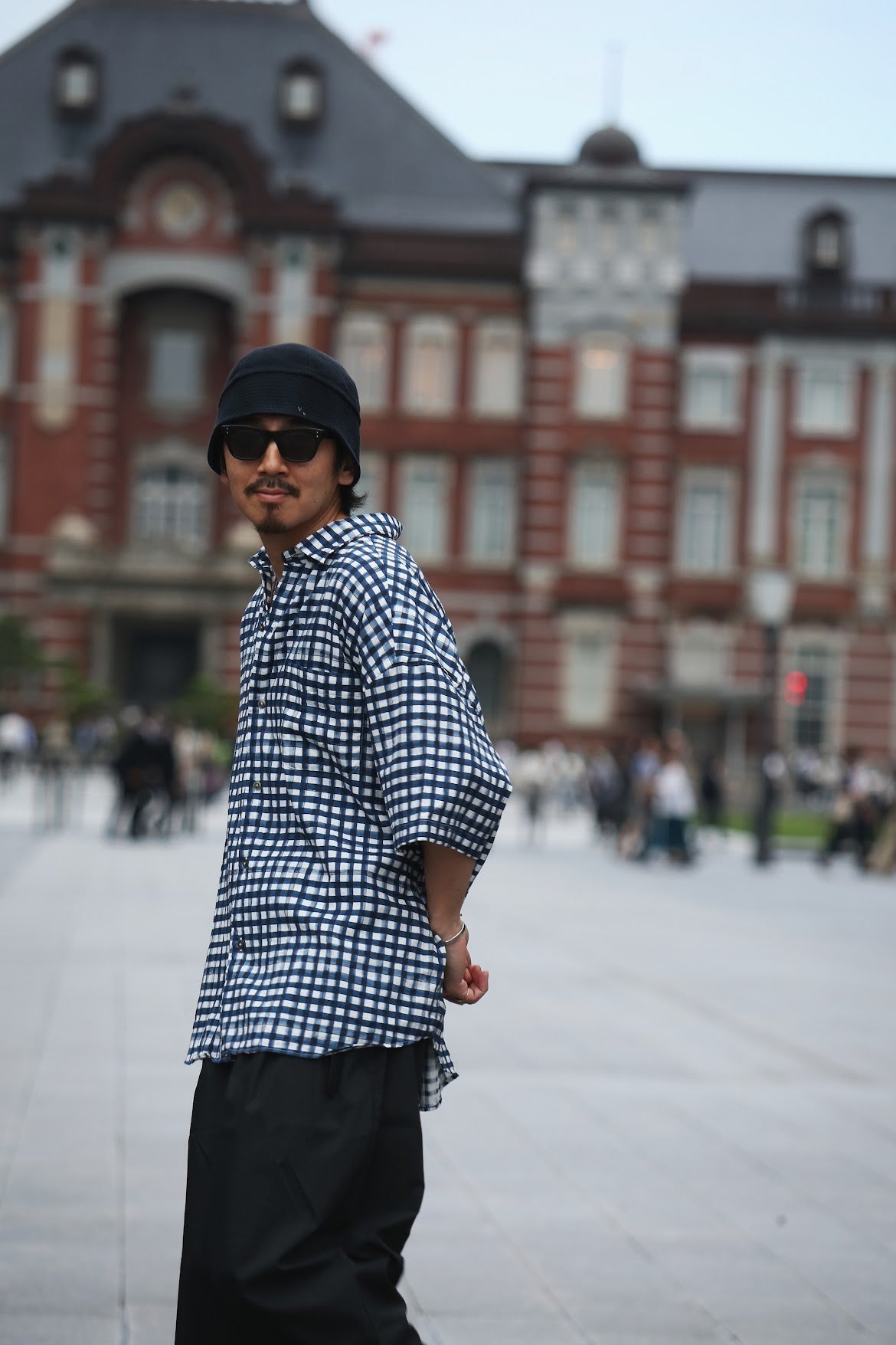 PORTER CLASSIC BEAT WRITER 水彩 GINGHAM PC EXCLUSIVE
