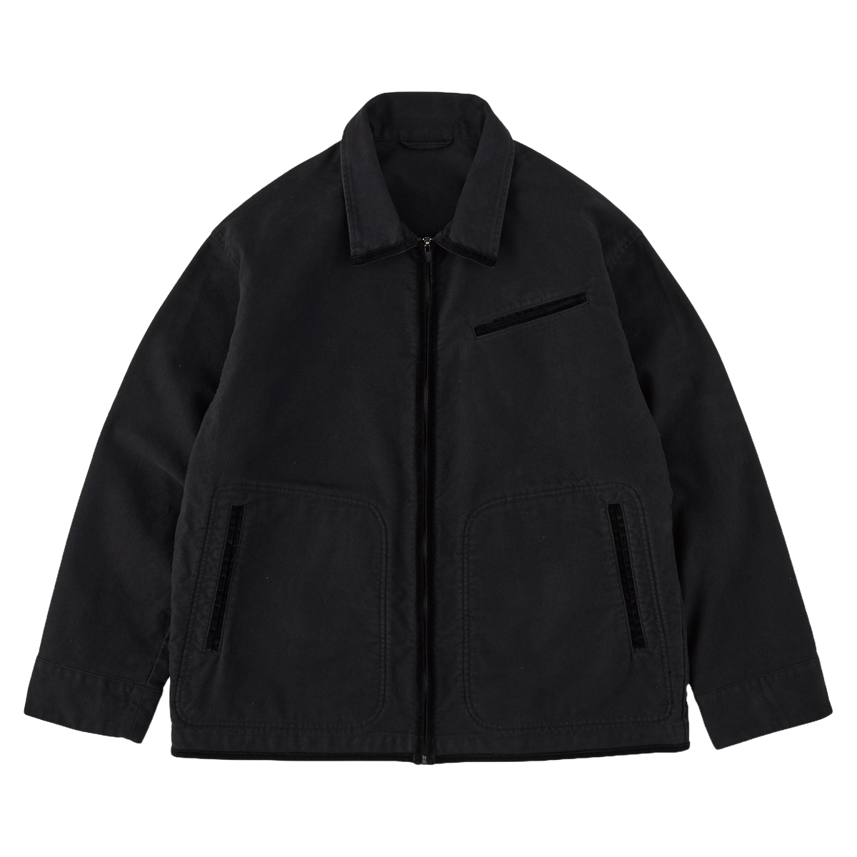 NEW MOLESKIN ZIP UP JACKET