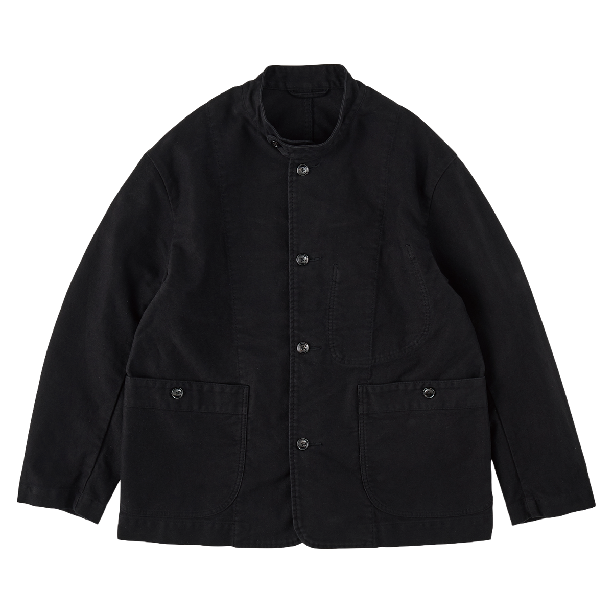NEW MOLESKIN STAND COLLAR JACKET