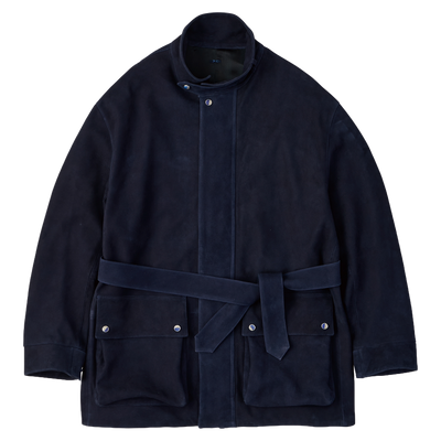 CRASH COLLECTION LEATHER SUEDE MOTORCYCLE JACKET Ⅱ (ENTREFINO)