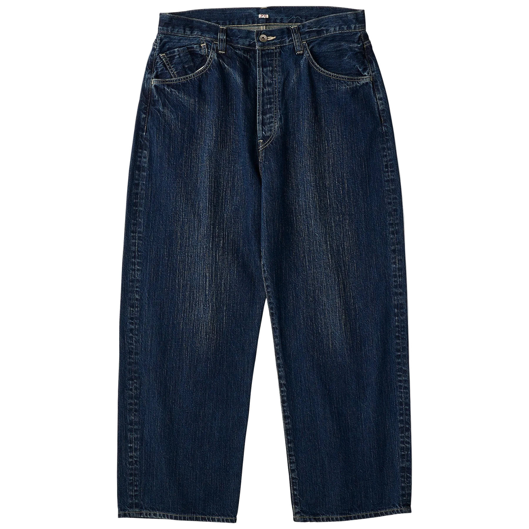STEINBECK DENIM PANTS -NAVY-